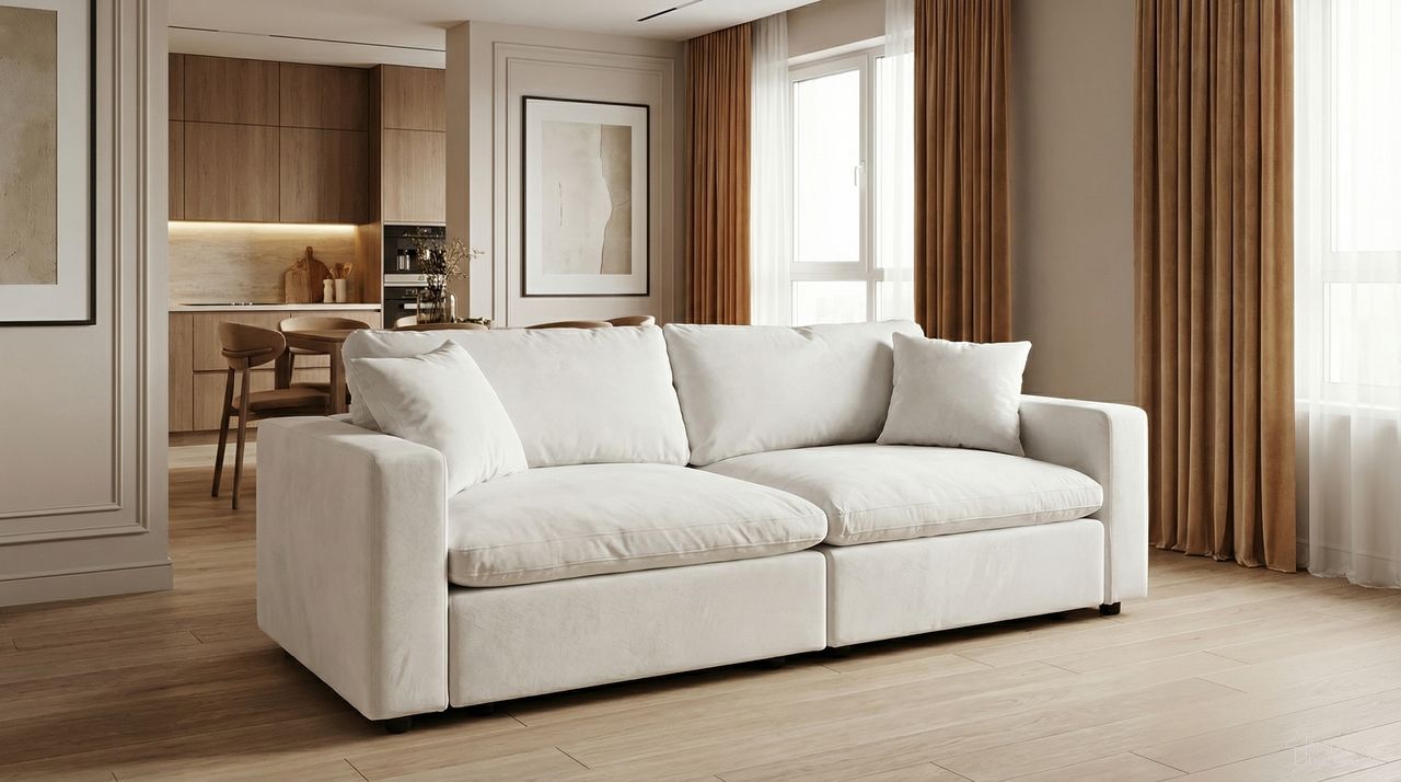 The appearance of Rosedale Modular Loveseat In Beige Velvet designed by Premier Home in the modern / contemporary interior design. This beige piece of furniture was selected by 1StopBedrooms from Rosedale Collection to add a touch of cosiness and style into your home. Sku: FS032-BG-AR;FS032-BG-AR;FS032-BG-AR;FS032-BG-AR;FS032-BG-ST;FS032-BG-ST. Material: Velvet.