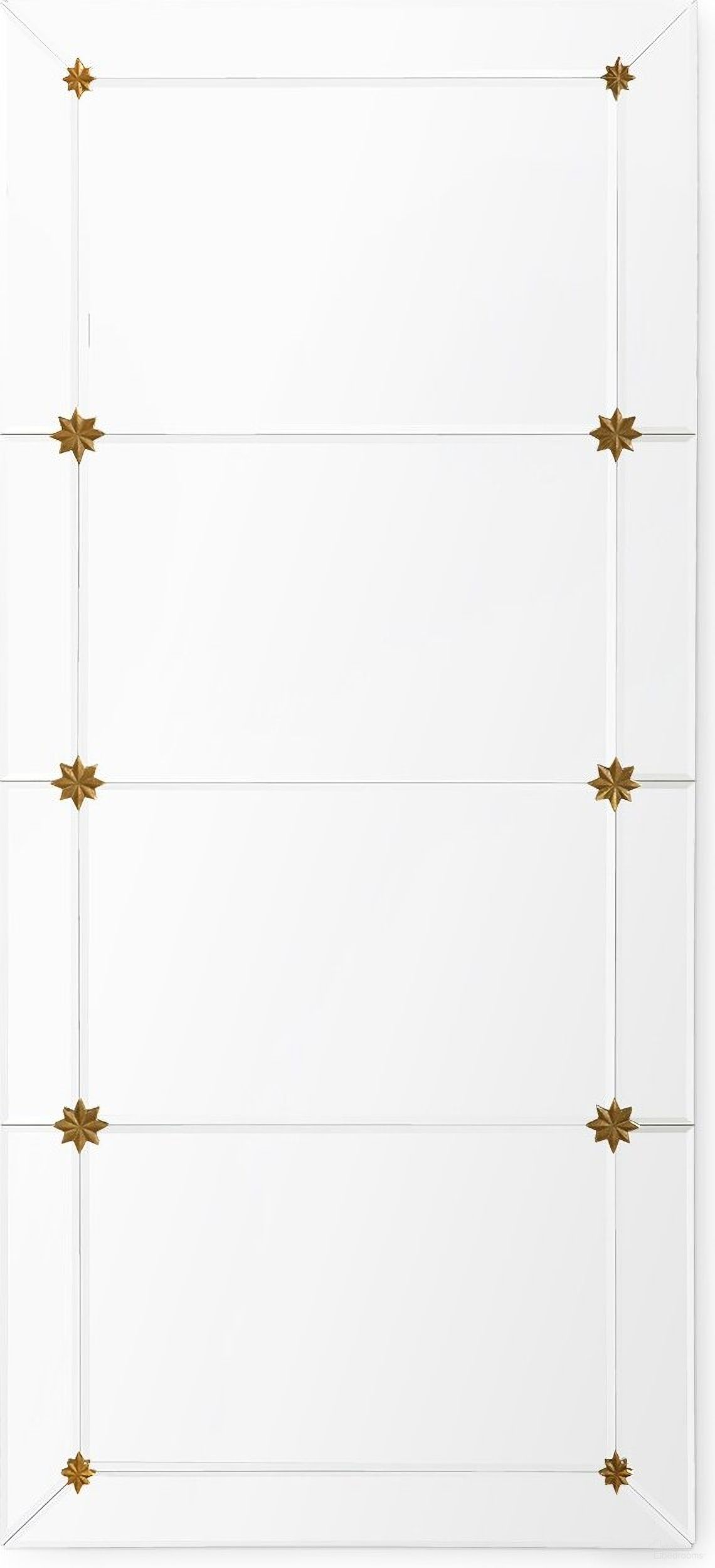 Rosette Large Mirror In Clear