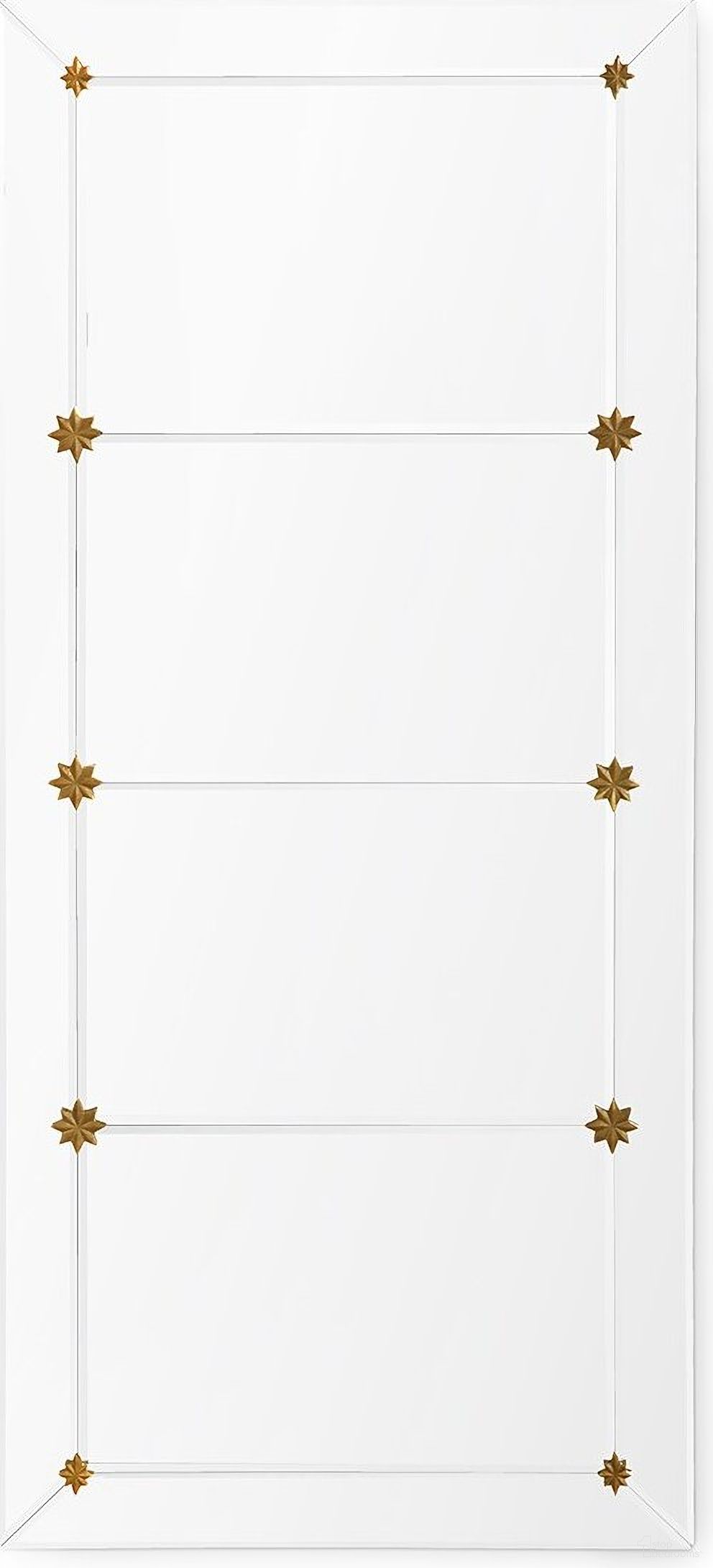 Rosette Mirror In Clear