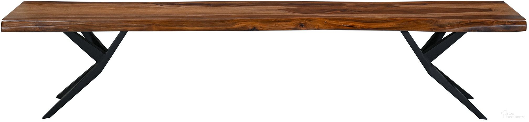 The appearance of Rosewood 90 Inch Bench In Natural Sheesham designed by Home Trends and Design in the industrial interior design. This natural sheesham piece of furniture  was selected by 1StopBedrooms from Rosewood Collection to add a touch of cosiness and style into your home. Sku: ZWROS90BNNS. Material: Iron.