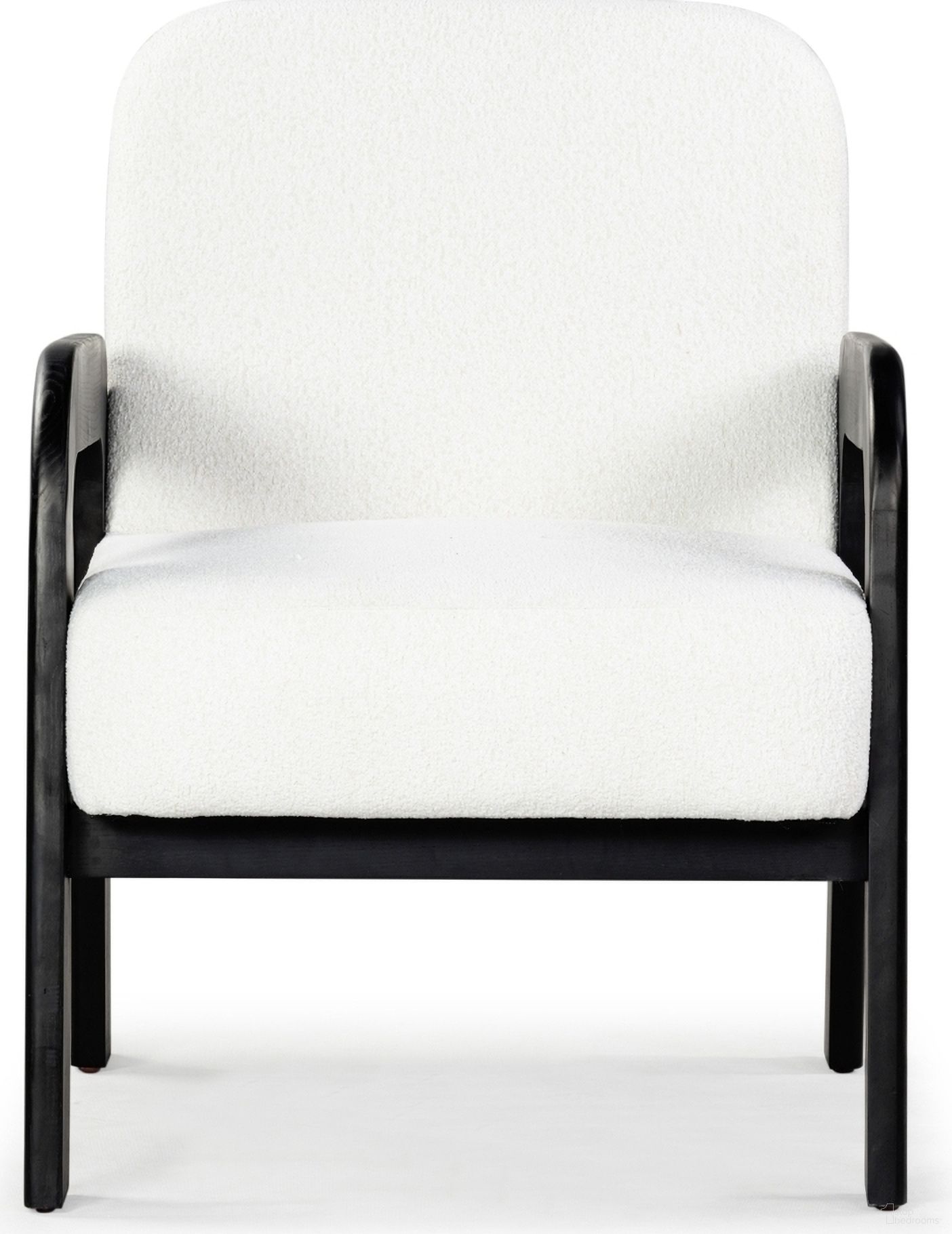 The appearance of Roslina Boucle Accent Chair In Ivory and Black designed by Safavieh Couture in the modern / contemporary interior design. This ivory/black piece of furniture was selected by 1StopBedrooms from Roslina Collection to add a touch of cosiness and style into your home. Sku: SFV6106A. Material: Boucle.