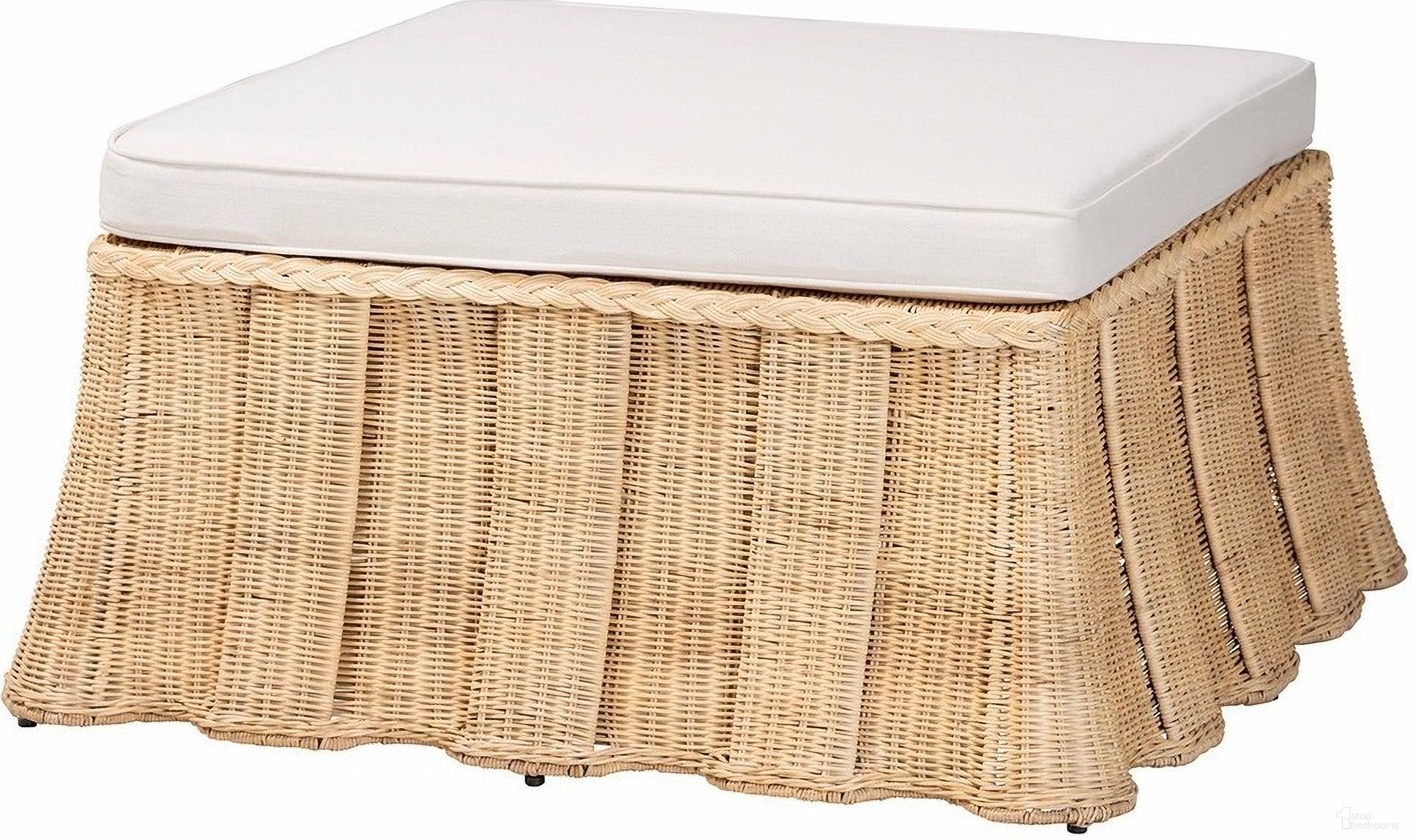 The appearance of Rotem Handwoven Rattan Large Ottoman with Cushion In Natural Brown designed by Baxton Studio in the bohemian interior design. This natural brown piece of furniture was selected by 1StopBedrooms from Rotem Collection to add a touch of cosiness and style into your home. Sku: Rotem-Large-Natural/Rattan-Cushion-Ottoman. Material: Metal.