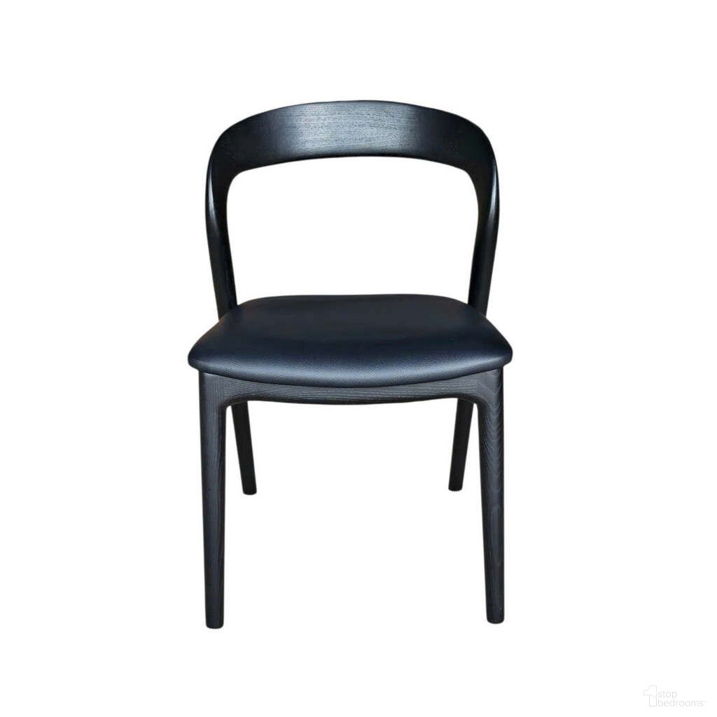 The appearance of Rotondo Dining Chair with PU Seat Set of 2 In Black designed by LH Imports in the transitional interior design. This black piece of furniture was selected by 1StopBedrooms from Rotondo Collection to add a touch of cosiness and style into your home. Sku: RTD025-BLKPU. Material: Ash. Chair Type: Side Chair.