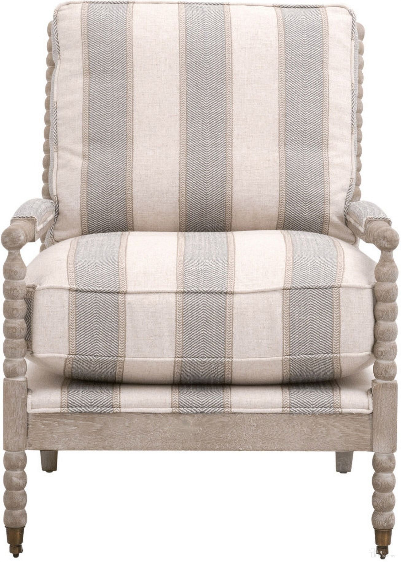 The appearance of Stitch and Hand Rouleau Club Chair In Pewter and Natural Gray designed by Essentials For Living in the transitional interior design. This pewter/natural gray piece of furniture was selected by 1StopBedrooms from Stitch & Hand Collection to add a touch of cosiness and style into your home. Sku: 6648.SPEW/NG. Material: Oak Wood.