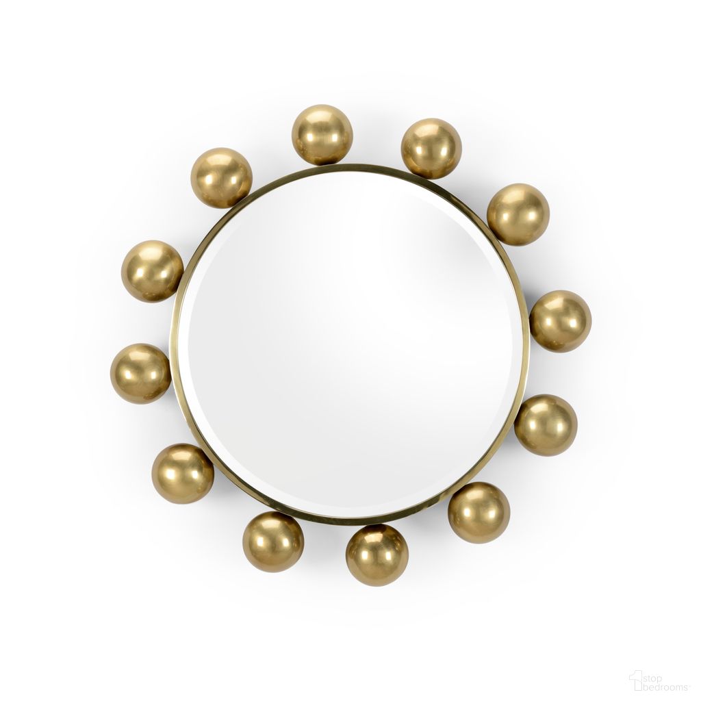 The appearance of Round-A-Bout Mirror In Gold designed by Wildwood in the modern / contemporary interior design. This gold piece of furniture was selected by 1StopBedrooms from Wildwood Collection to add a touch of cosiness and style into your home. Sku: 300874. Material: Iron.