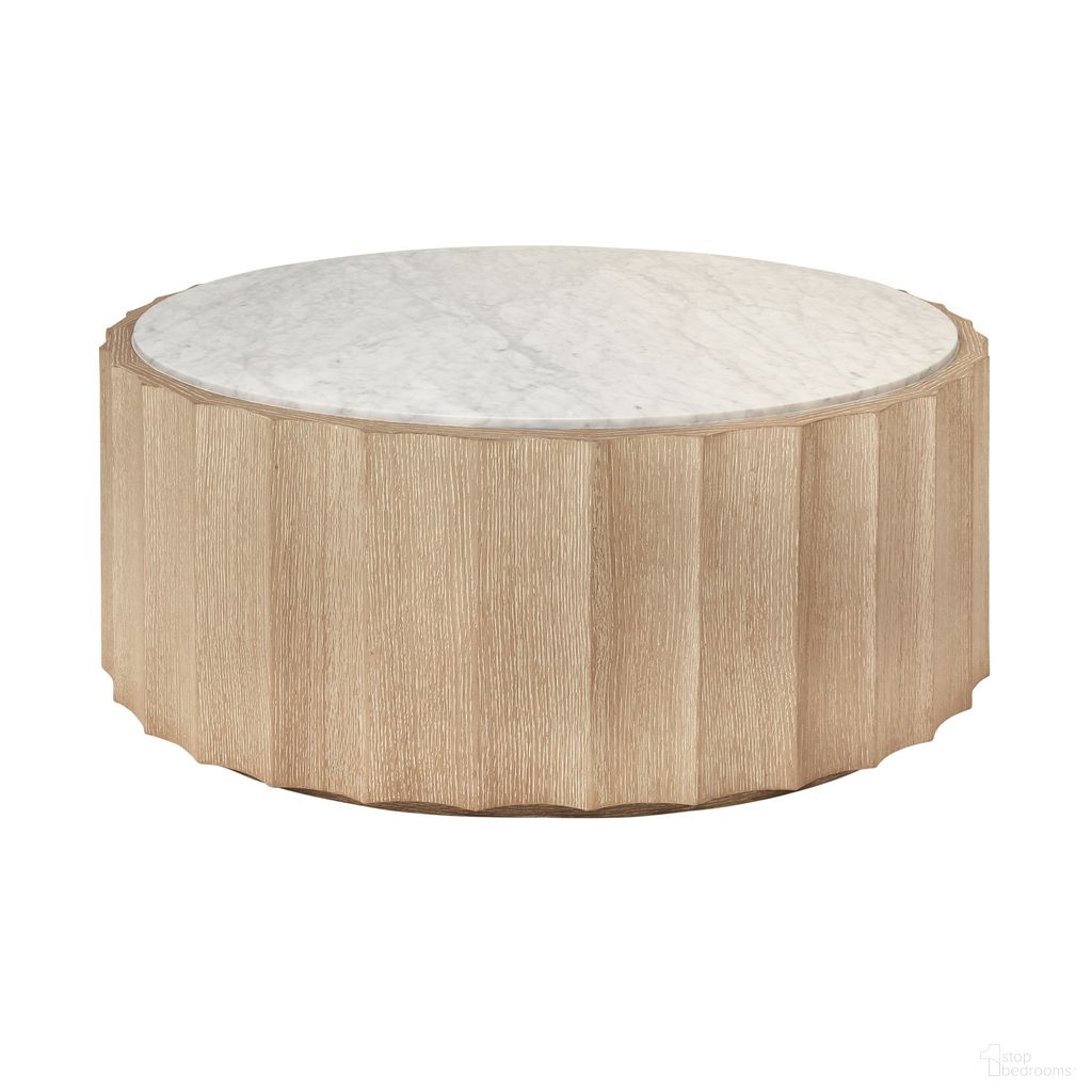 Round Coffee Table In Brown