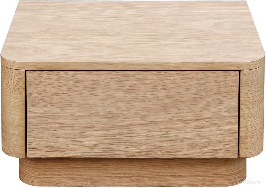 The appearance of Round Off Nightstand In Natural designed by Moes Home in the modern / contemporary interior design. This natural piece of furniture was selected by 1StopBedrooms from Round Off Collection to add a touch of cosiness and style into your home. Sku: YR-1001-21. Material: Wood Veneer.