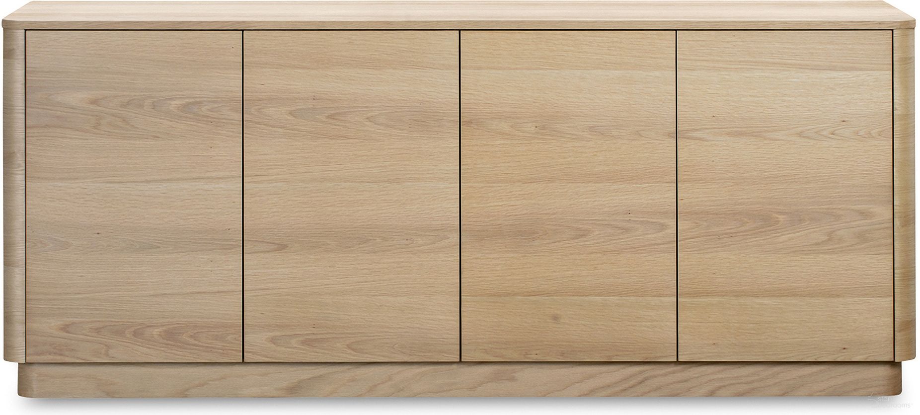 Round Off Sideboard In Natural Oak
