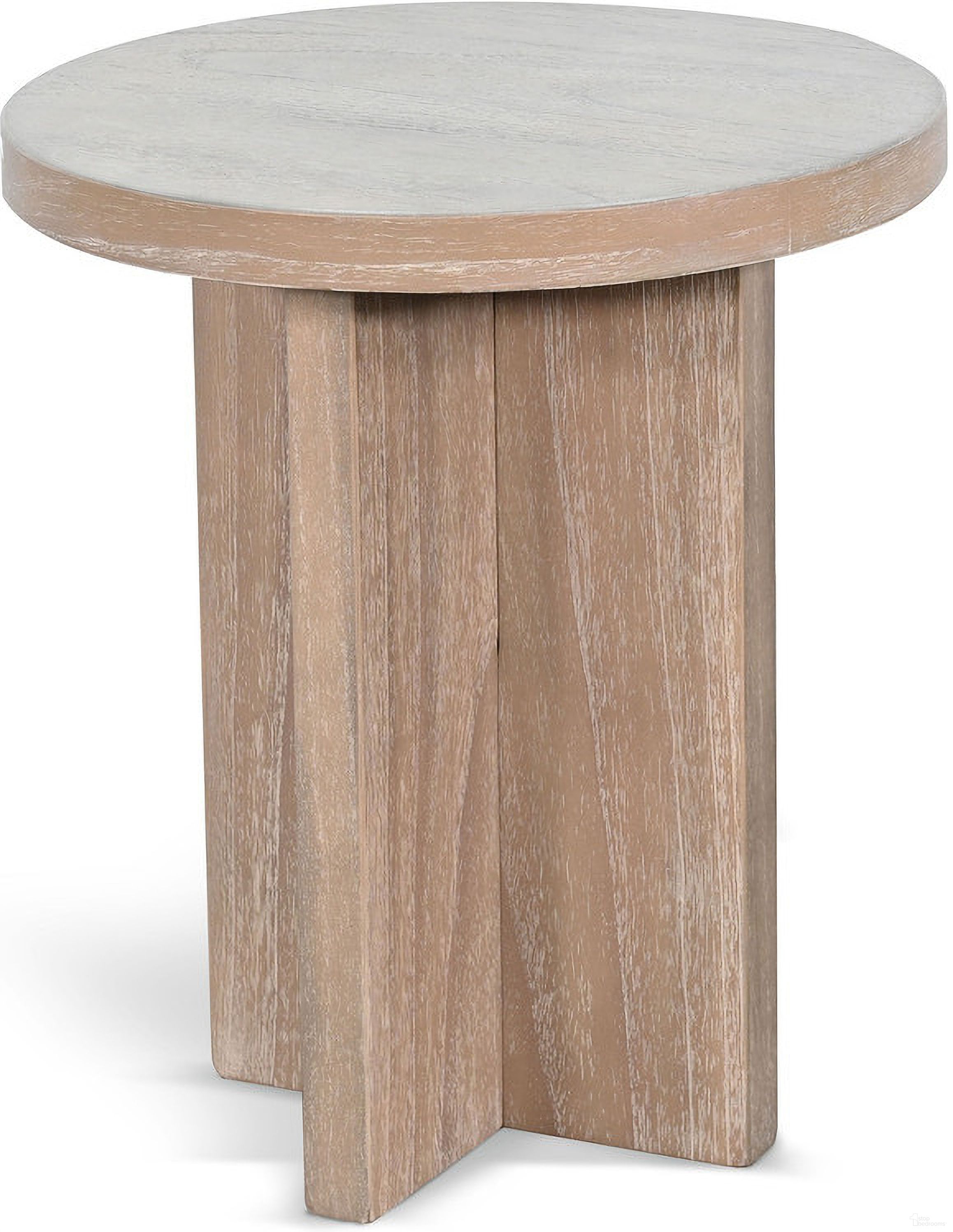 The appearance of Round Small Accent Table In Wheat designed by Sunny Designs in the modern / contemporary interior design. This wheat piece of furniture  was selected by 1StopBedrooms from  to add a touch of cosiness and style into your home. Sku: 2165WE. Material: Solid Wood.