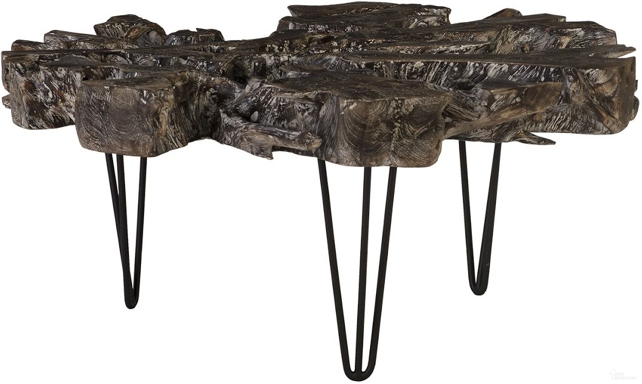 The appearance of Round Top Coffee Table ID85099 designed by Phillips Collection in the modern / contemporary interior design. This grey piece of furniture  was selected by 1StopBedrooms from  to add a touch of cosiness and style into your home. Sku: ID85099. Material: Wood.