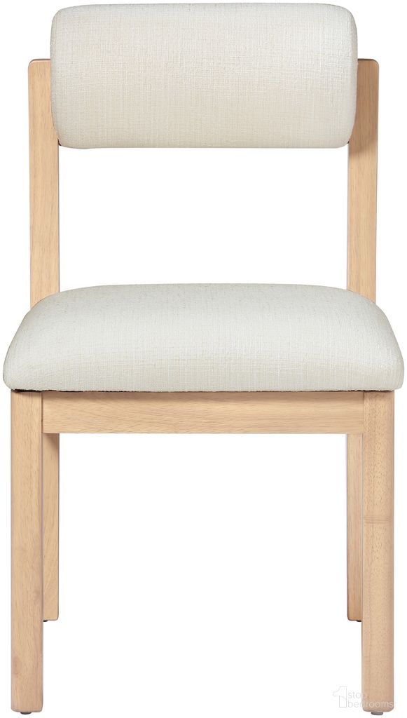 The appearance of Roundhill Linen Textured Fabric Upholstered Dining Chair Set of 2 In Cream and Stained Natural designed by Meridian in the modern / contemporary interior design. This cream/stained natural piece of furniture was selected by 1StopBedrooms from Roundhill Collection to add a touch of cosiness and style into your home. Sku: 11051Cream-C. Material: Linen. Chair Type: Side Chair.