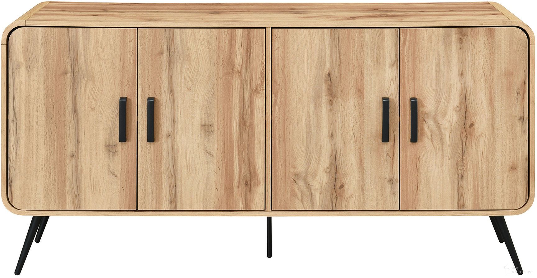 The appearance of Rowan 63 Inch Sideboard/TV Console In Natural designed by New Classic in the modern / contemporary interior design. This natural piece of furniture was selected by 1StopBedrooms from Rowan Collection to add a touch of cosiness and style into your home. Sku: T3562-40. Material: Wood.