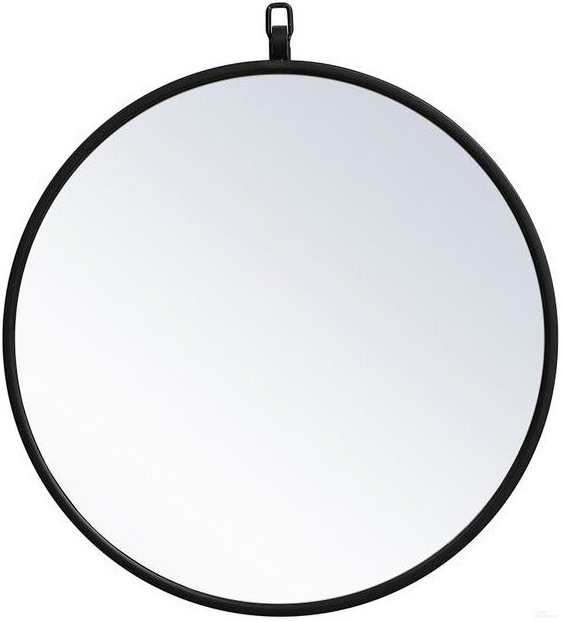 The appearance of Rowan Black Round Mirror MR4718BK designed by Elegant Lighting in the transitional interior design. This black piece of furniture was selected by 1StopBedrooms from Rowan Collection to add a touch of cosiness and style into your home. Sku: MR4718BK. Material: Metal.