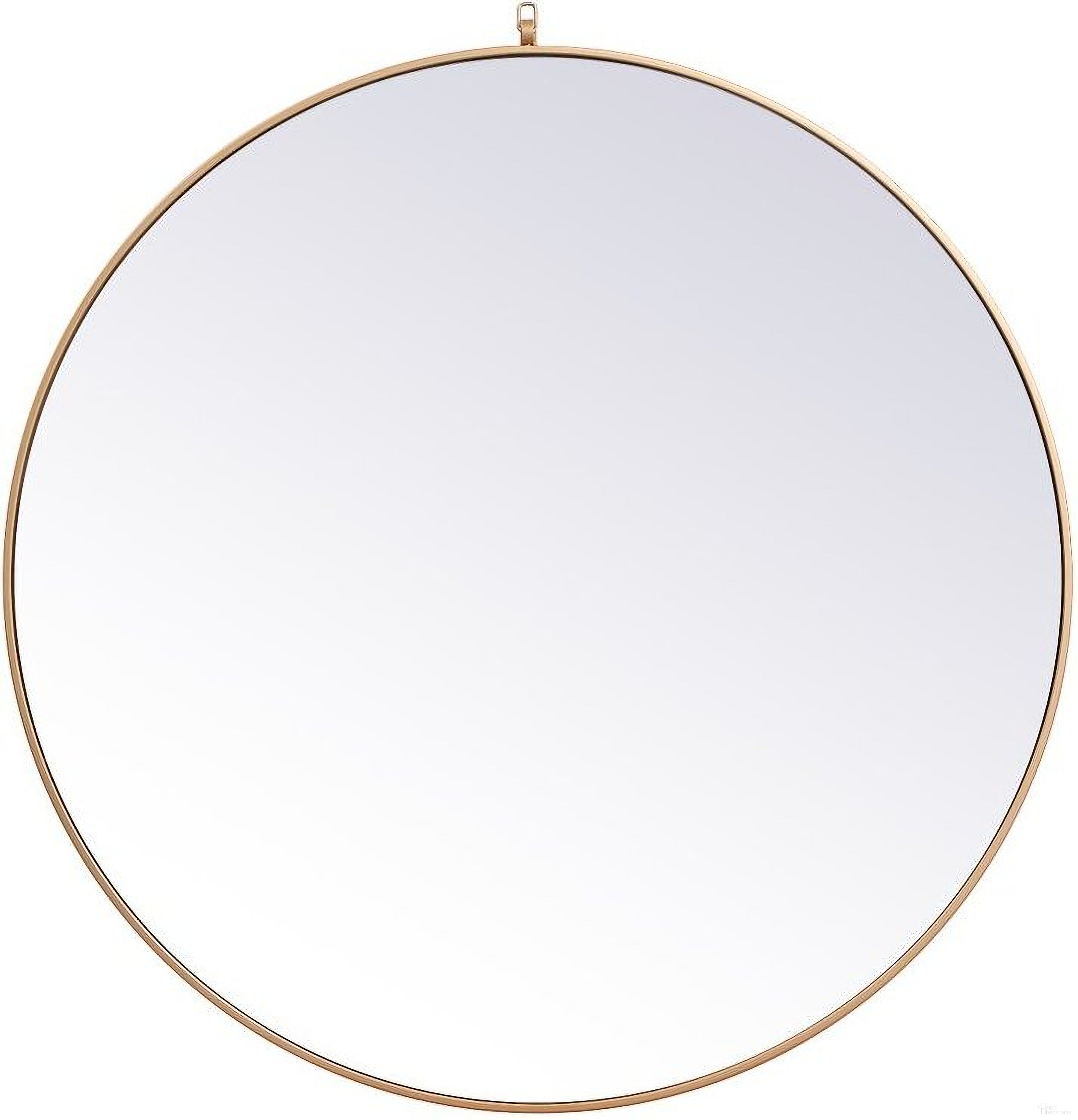 The appearance of Rowan Brass Round Mirror MR4745BR designed by Elegant Lighting in the transitional interior design. This brass piece of furniture was selected by 1StopBedrooms from Rowan Collection to add a touch of cosiness and style into your home. Sku: MR4745BR. Material: Metal.