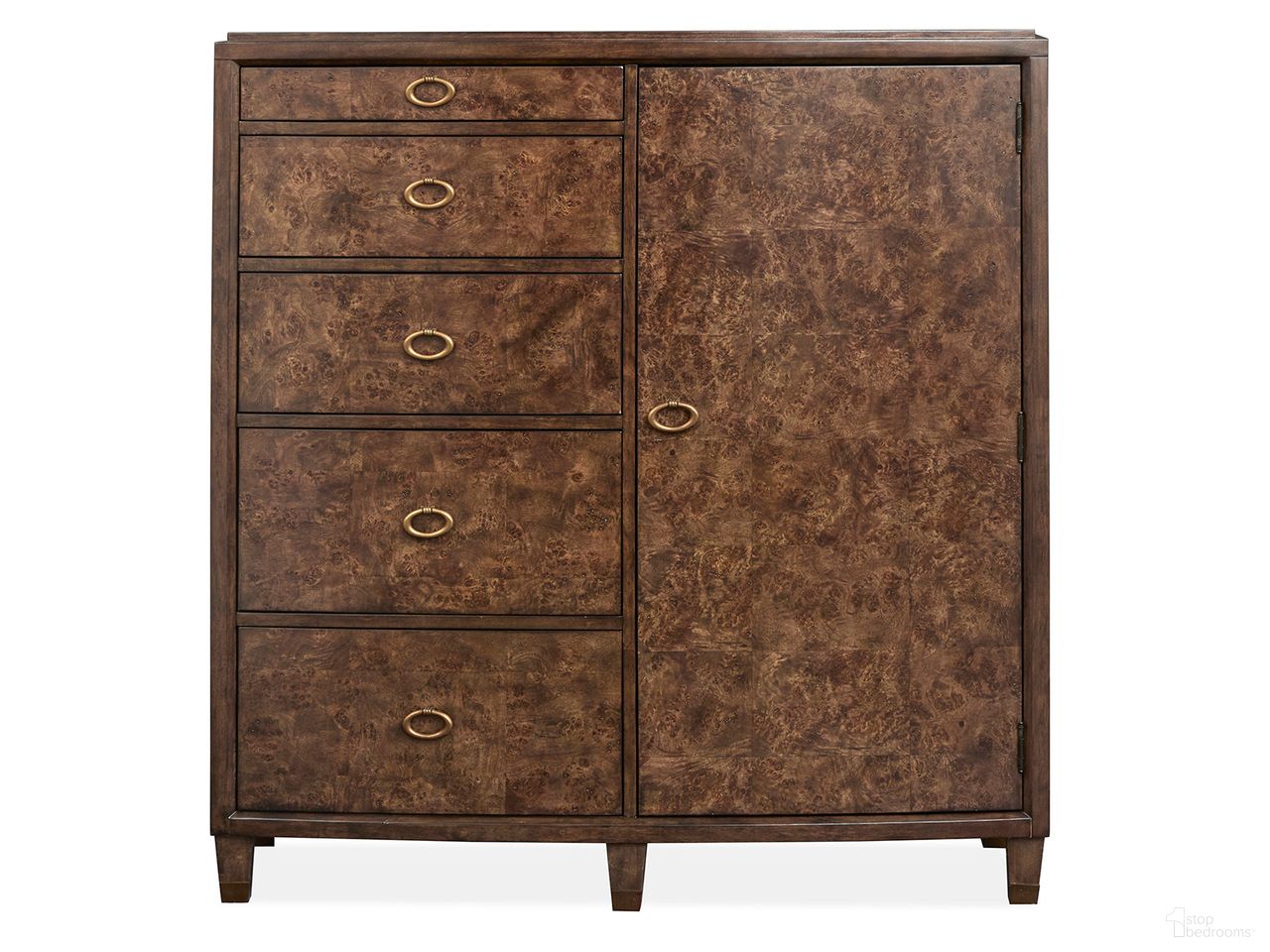The appearance of Rowan Door Chest In Espresso designed by Magnussen in the coastal interior design. This espresso piece of furniture  was selected by 1StopBedrooms from Rowan Collection to add a touch of cosiness and style into your home. Sku: B5769-13. Material: Veneer.