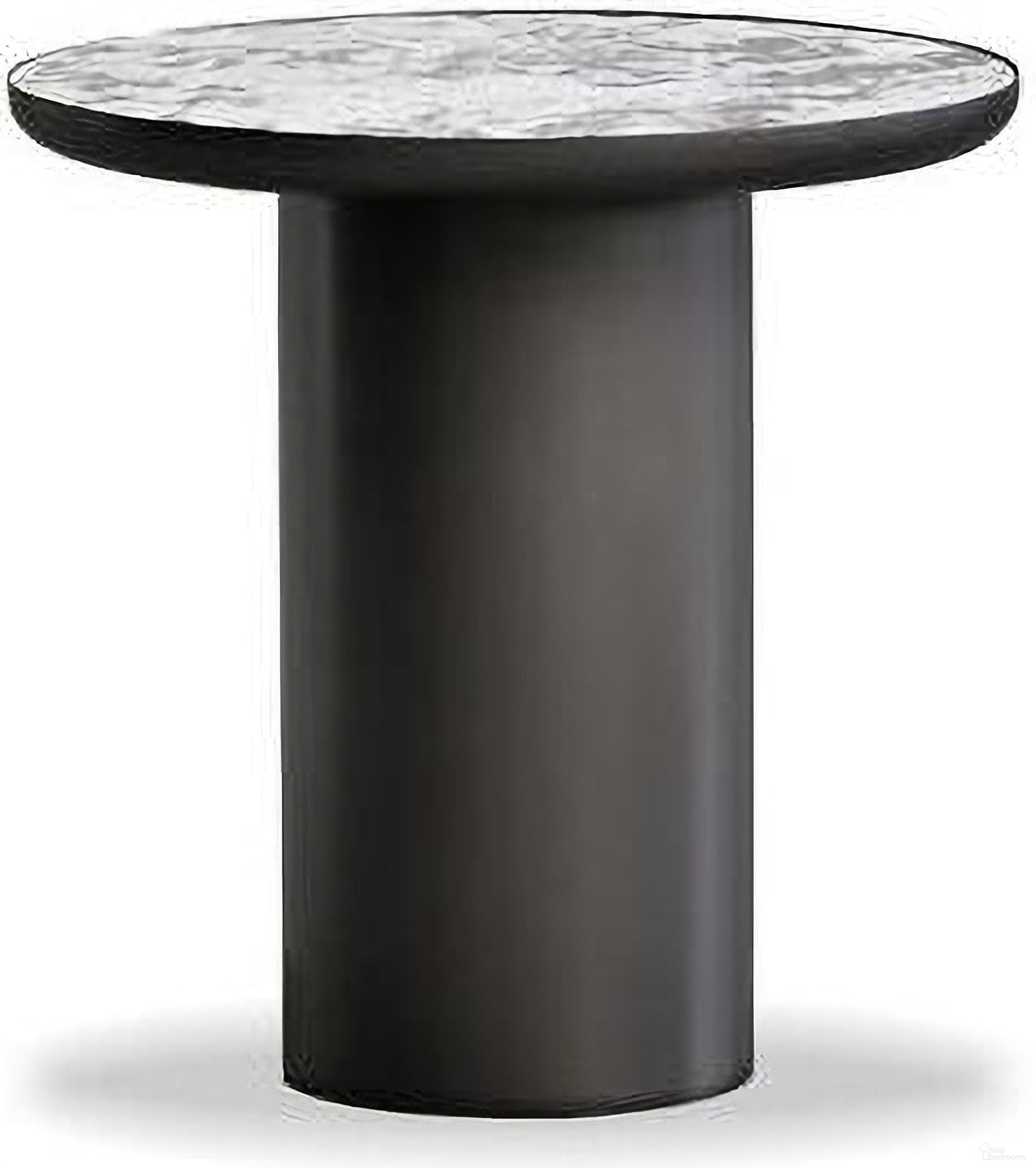 The appearance of Rowan End Table Textured Brushed Deep Brown Powder Coated Base In Alaska White Lappato designed by Mobital in the modern / contemporary interior design. This alaska white lappato piece of furniture  was selected by 1StopBedrooms from Rowan Collection to add a touch of cosiness and style into your home. Sku: WEN-ROWA-ALWH-PCBRO. Material: Ceramic.