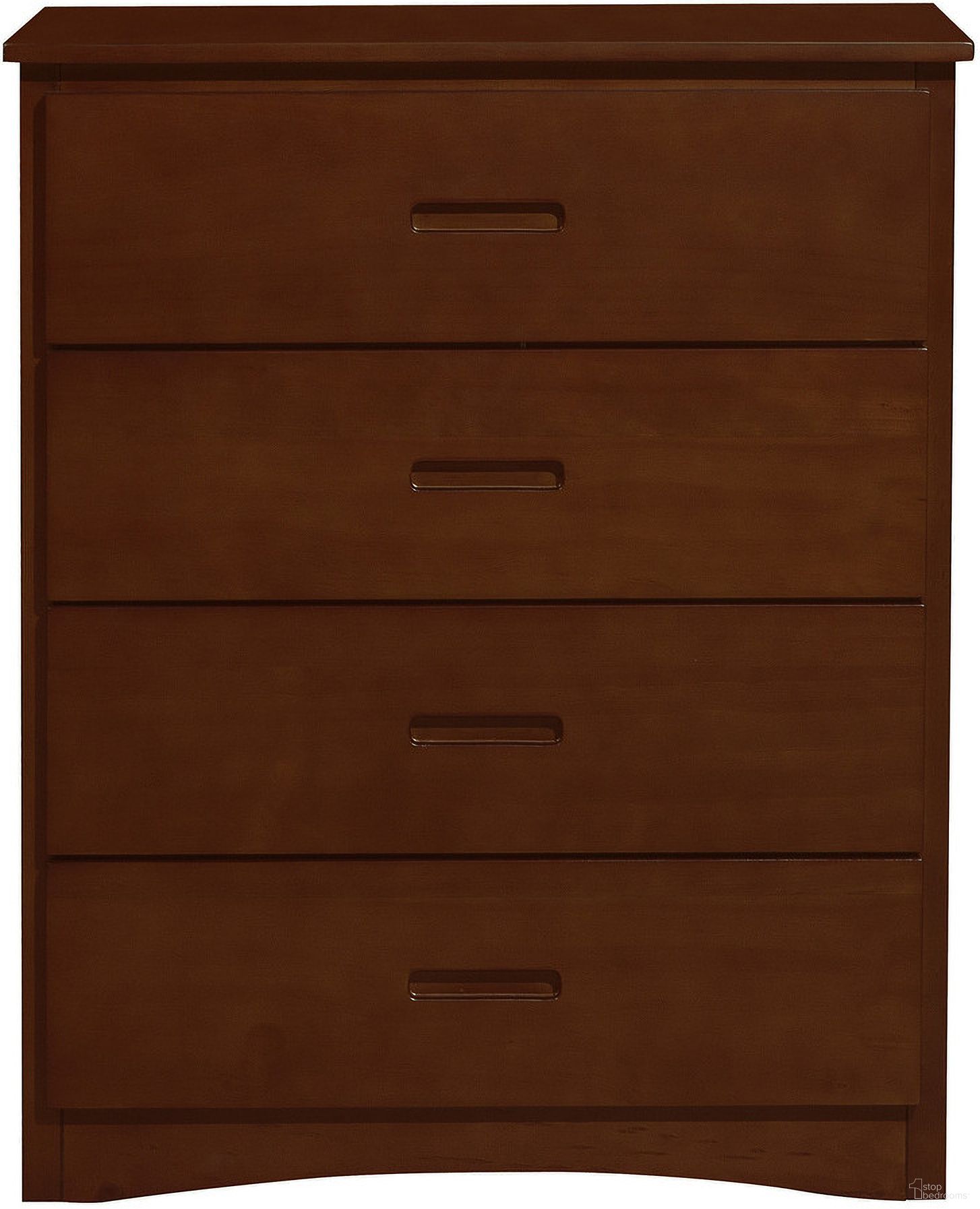 Rowe Dark Cherry 4 Drawer Chest