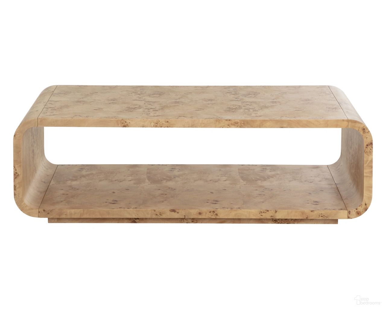 Rowena Coffee Table In Natural and Brown