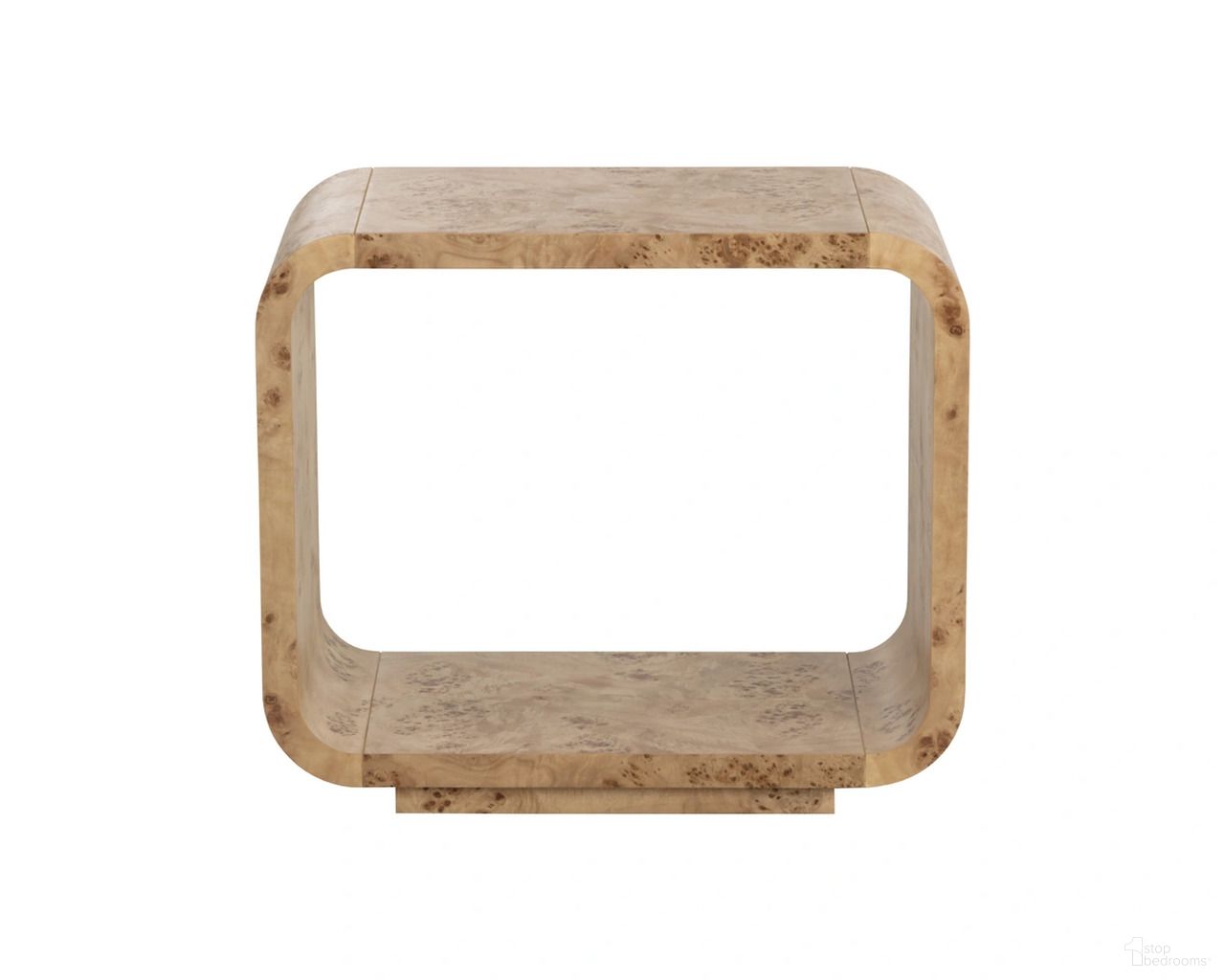 Rowena End Table In Natural and Brown