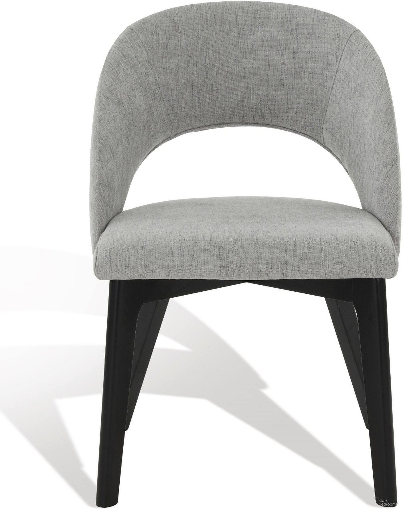 The appearance of Rowland Linen Dining Chair In Grey and Black designed by Safavieh Couture in the modern / contemporary interior design. This grey/black piece of furniture was selected by 1StopBedrooms from Rowland Collection to add a touch of cosiness and style into your home. Sku: SFV5058B. Material: Wood. Chair Type: Side Chair.