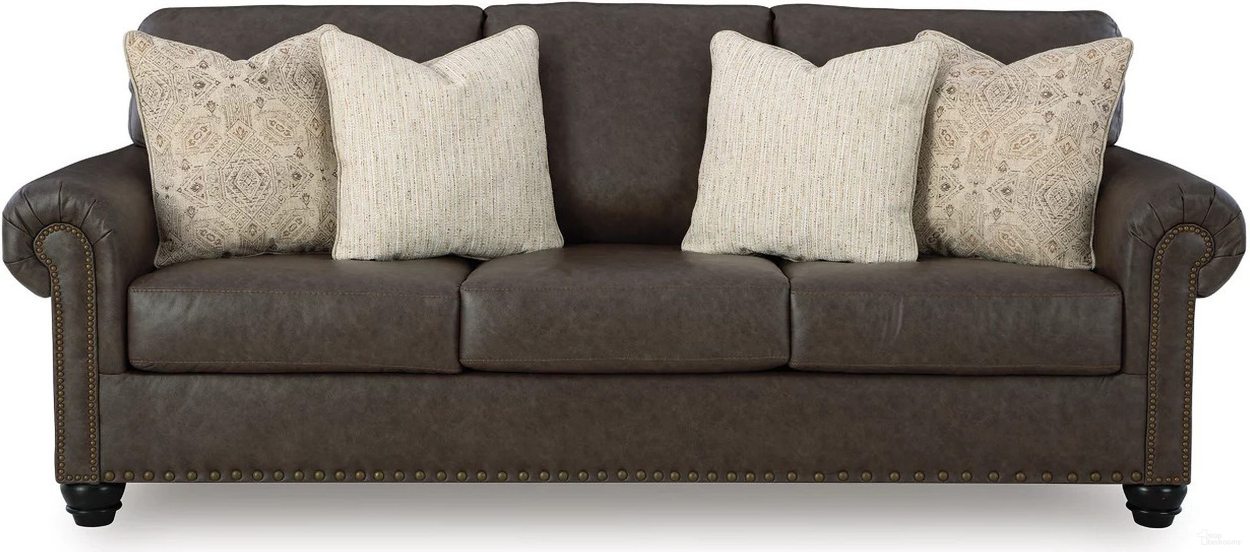 The appearance of Roxmere Queen Sofa Sleeper In Umber designed by Signature Design by Ashley in the traditional interior design. This umber piece of furniture was selected by 1StopBedrooms from Roxmere Collection to add a touch of cosiness and style into your home. Sku: 5550339. Material: Fabric.