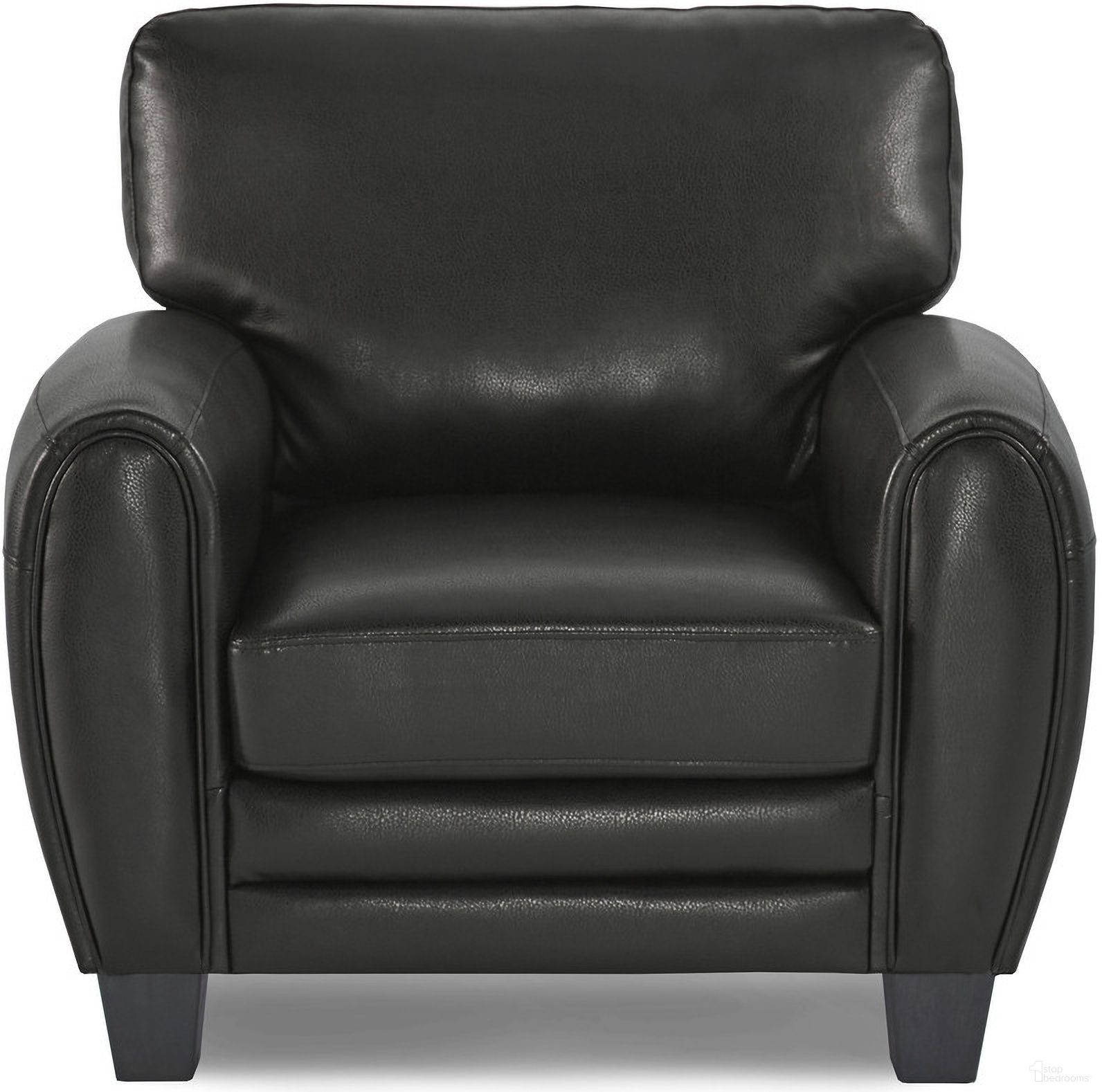 The appearance of Rubin Black Chair designed by Homelegance in the modern / contemporary interior design. This black piece of furniture was selected by 1StopBedrooms from Rubin Collection to add a touch of cosiness and style into your home. Sku: 9734BK-1. Material: Vinyl.