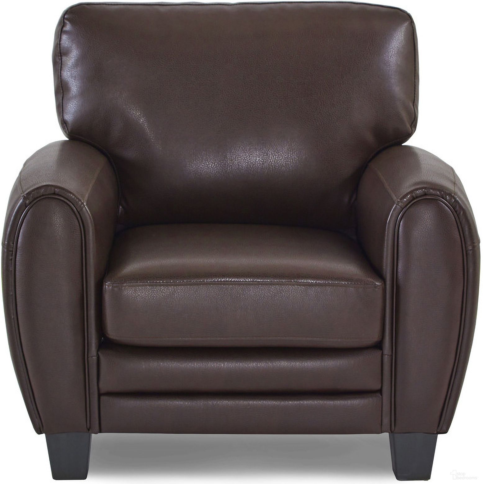 The appearance of Rubin Dark Brown Chair designed by Homelegance in the modern / contemporary interior design. This dark brown piece of furniture was selected by 1StopBedrooms from Rubin Collection to add a touch of cosiness and style into your home. Sku: 9734DB-1. Material: Vinyl.