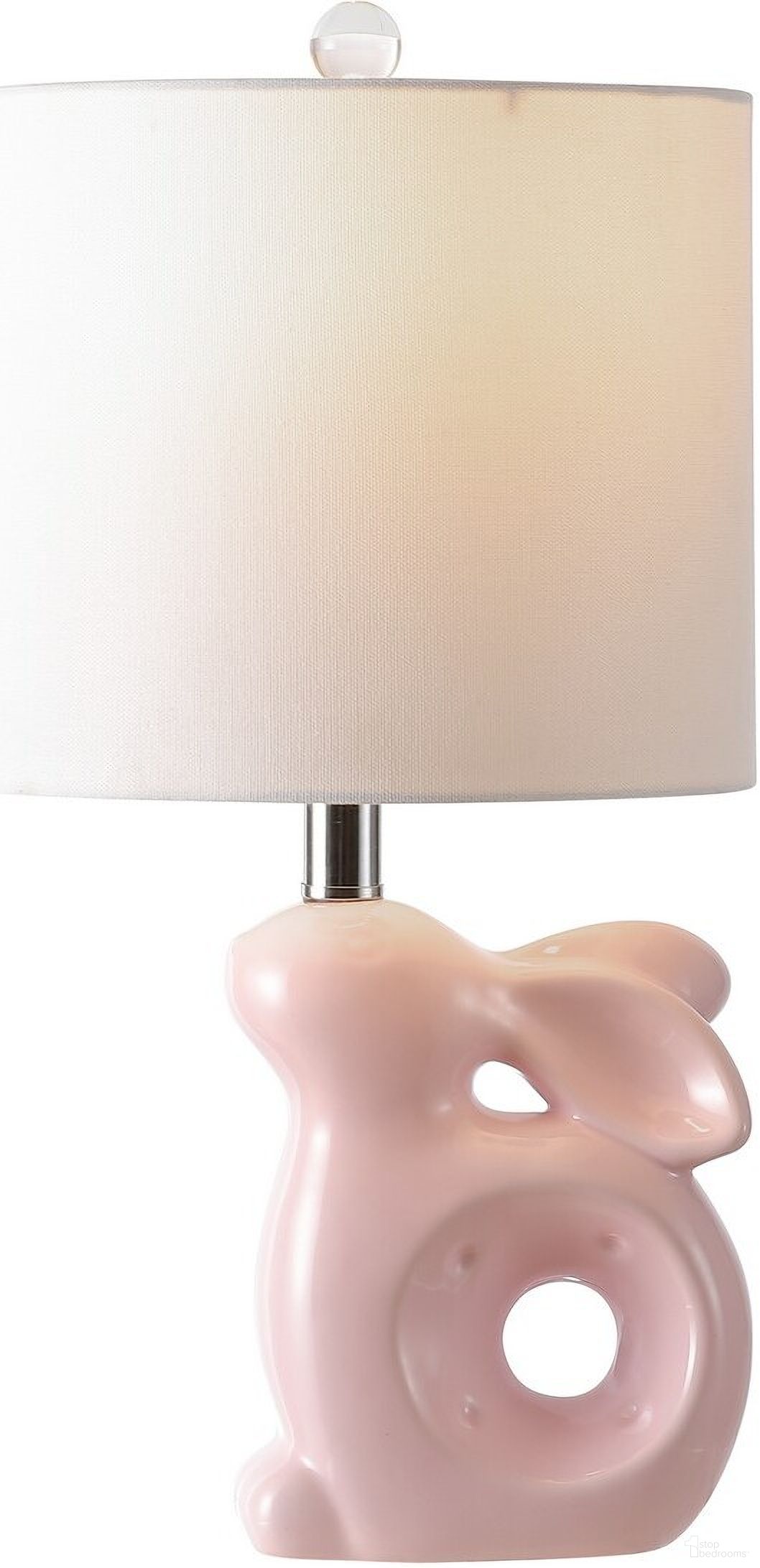 Ruby Rabbit Lamp in Pink