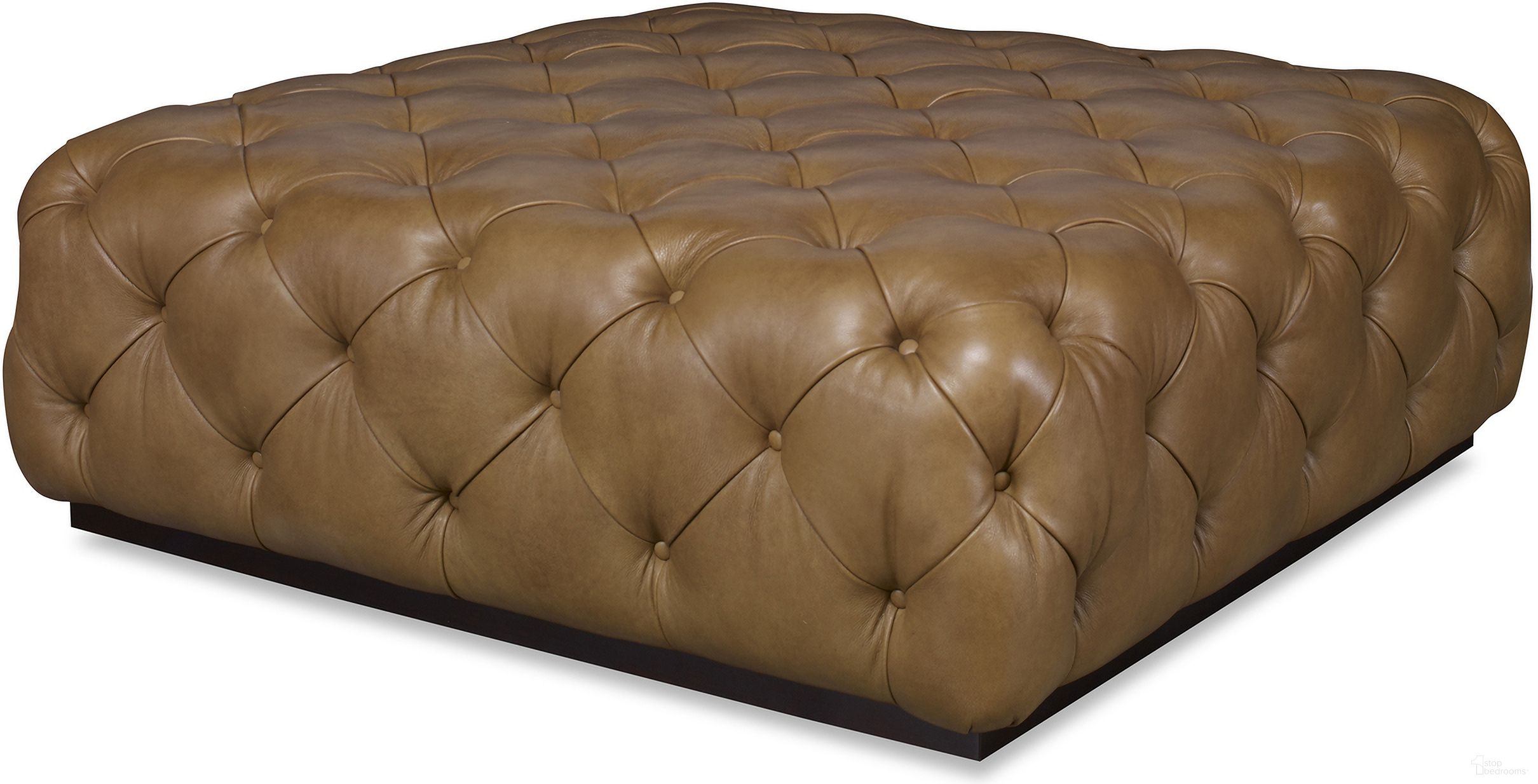 The appearance of Rueben Tufted Cocktail Ottoman In Wheat designed by Century Furniture in the modern / contemporary interior design. This wheat piece of furniture was selected by 1StopBedrooms from Century Trading Company Collection to add a touch of cosiness and style into your home. Sku: PLR-14903-WHEAT. Material: Leather.