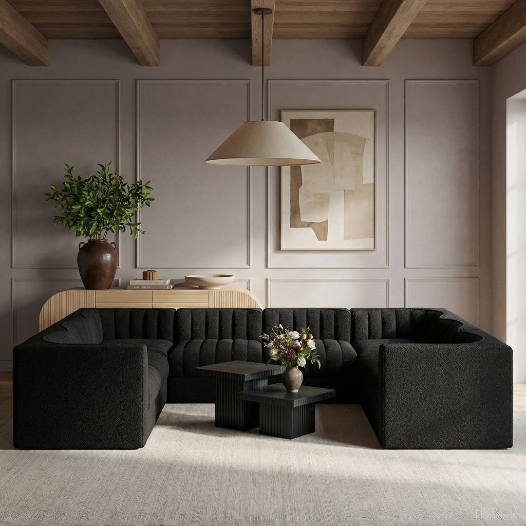 The appearance of Rummi Velvet Performance Fabric Upholstered Modular Sectional In Black designed by Meridian in the modern / contemporary interior design. This black piece of furniture was selected by 1StopBedrooms from Rummi Collection to add a touch of cosiness and style into your home. Sku: 660Black-Armless;660Black-Armless;660Black-Armless;660Black-Armless;660Black-Corner;660Black-Corner;660Black-Corner;660Black-Corner. Material: Foam.