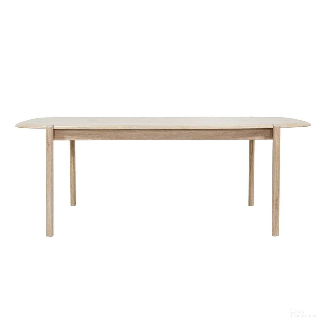 The appearance of Runway 82 Inch Large Dining Table In Light Oak designed by LH Imports in the modern / contemporary interior design. This light oak piece of furniture  was selected by 1StopBedrooms from Runway Collection to add a touch of cosiness and style into your home. Sku: RUN011. Table Base Style: Legs. Table Top Shape: Rectangular. Size: 41" x 83". Material: Oak.