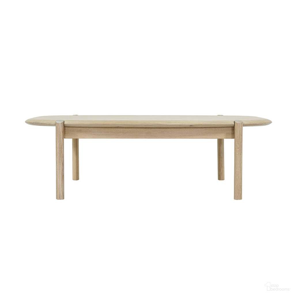The appearance of Runway Coffee Table In Light Oak designed by LH Imports in the modern / contemporary interior design. This light oak piece of furniture  was selected by 1StopBedrooms from Runway Collection to add a touch of cosiness and style into your home. Sku: RUN032. Material: Oak.