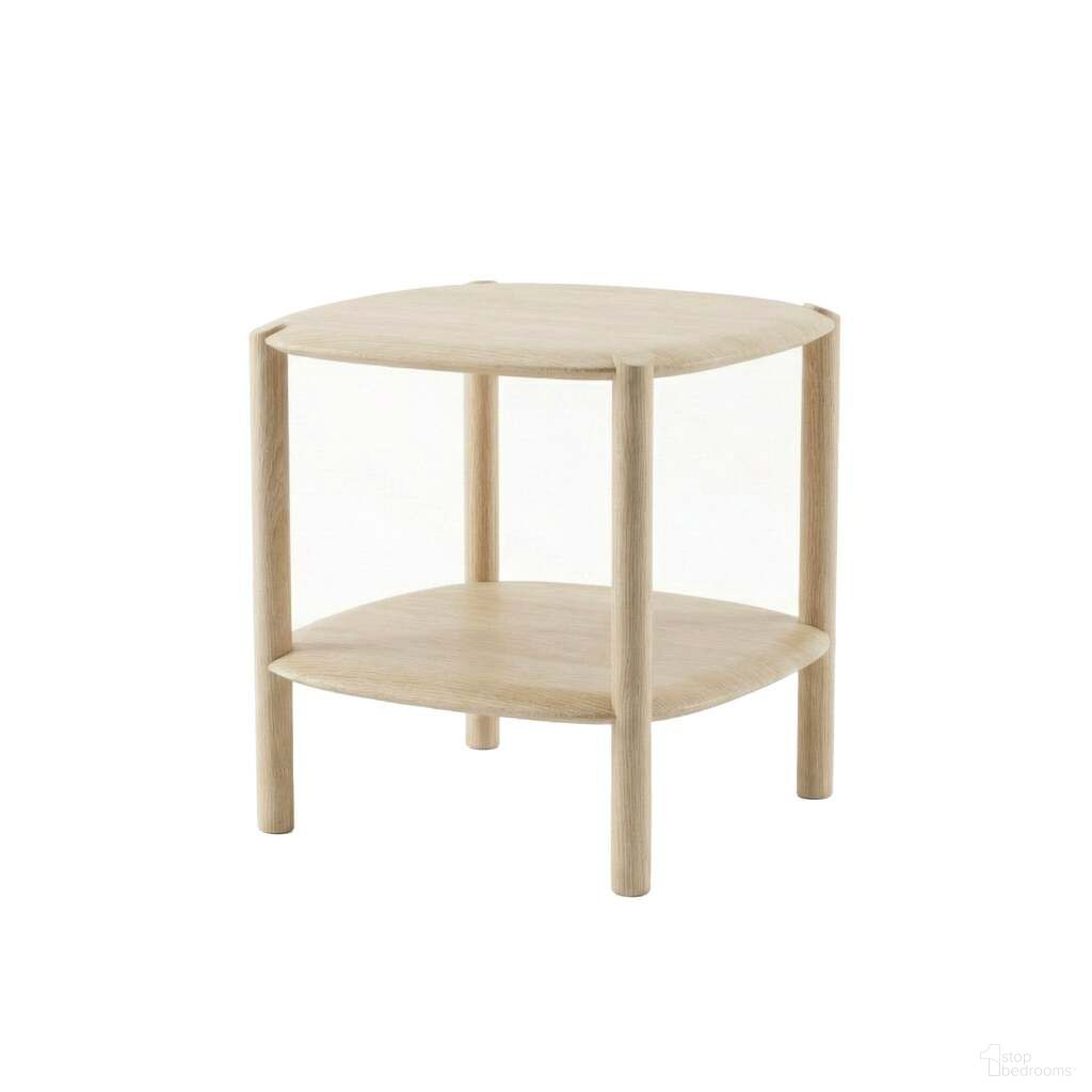 The appearance of Runway Side Table In Light Oak designed by LH Imports in the modern / contemporary interior design. This light oak piece of furniture  was selected by 1StopBedrooms from Runway Collection to add a touch of cosiness and style into your home. Sku: RUN033. Material: Oak.