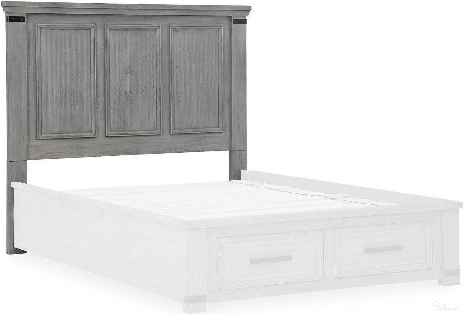 Russelyn Gray Queen Storage Headboard Only