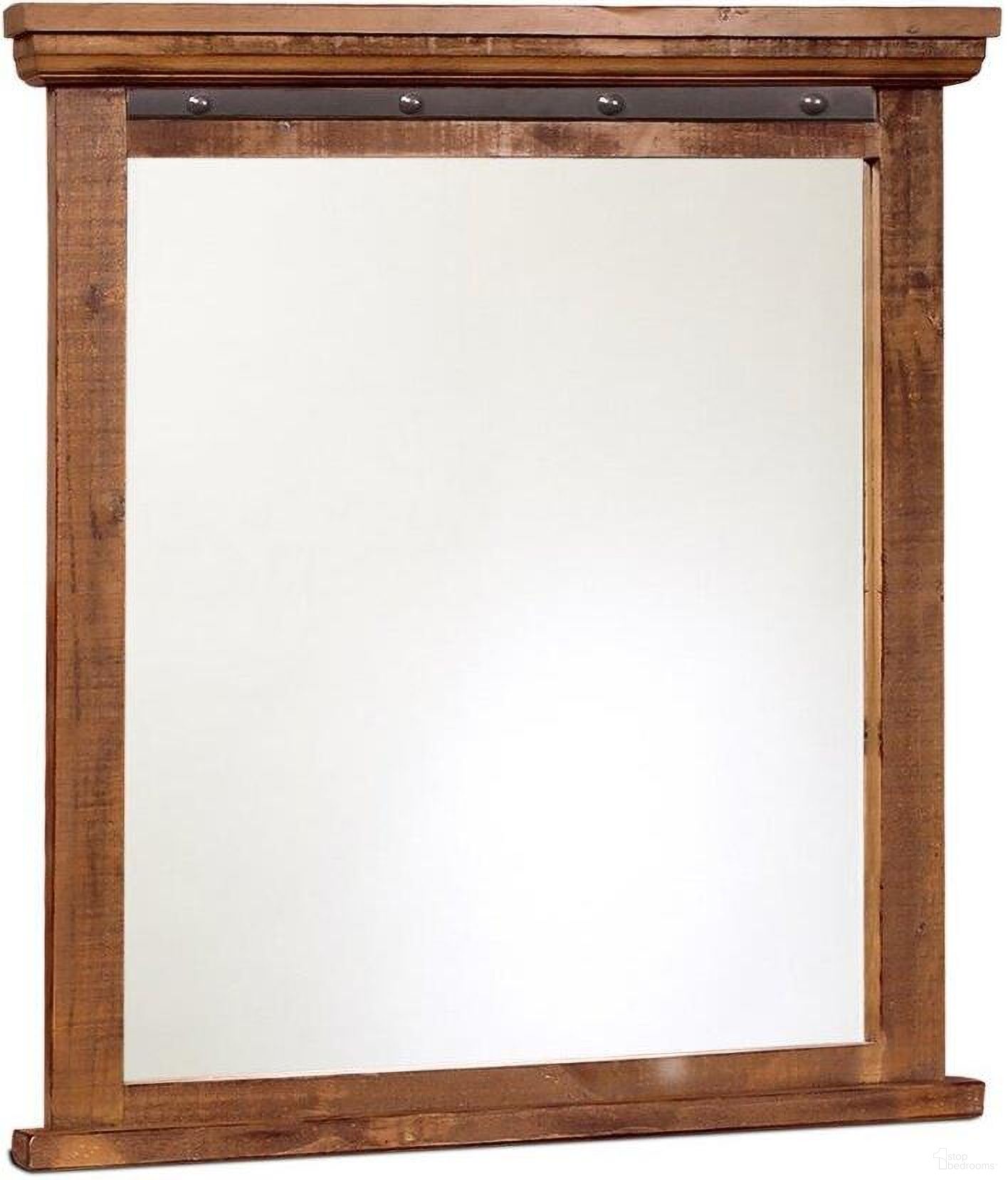 The appearance of Rustic City Industrial Metal Accents Mirror designed by Sunset Trading in the modern / contemporary interior design. This natural oak piece of furniture was selected by 1StopBedrooms from Rustic City Collection to add a touch of cosiness and style into your home. Sku: HH-4365-320. Material: MDF.