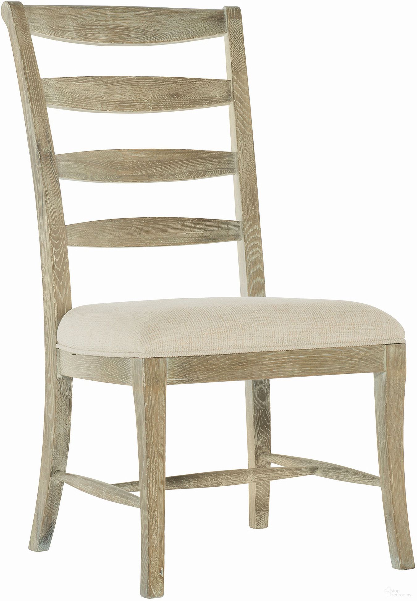 The appearance of Rustic Patina Ladderback Side Chair in Sand Finish designed by Bernhardt in the traditional interior design. This sand piece of furniture was selected by 1StopBedrooms from Rustic Patina Collection to add a touch of cosiness and style into your home. Sku: 387555. Material: Wood. Chair Type: Side Chair.