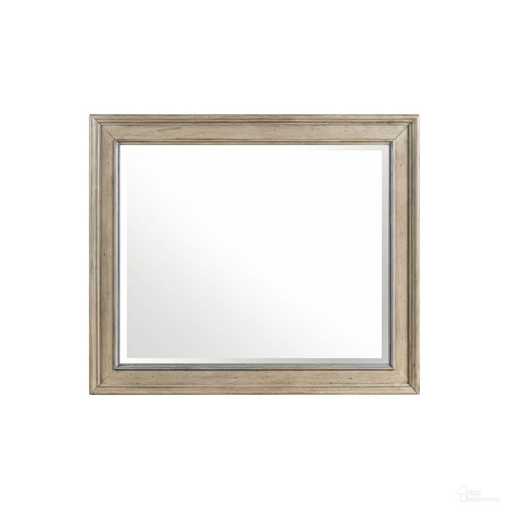 The appearance of Rustic Traditions Landscape Mirror In Saddle Tan designed by Liberty in the traditional interior design. This saddle tan piece of furniture was selected by 1StopBedrooms from Rustic Traditions Collection to add a touch of cosiness and style into your home. Sku: 589WT-BR51. Material: Solid Rubberwood.