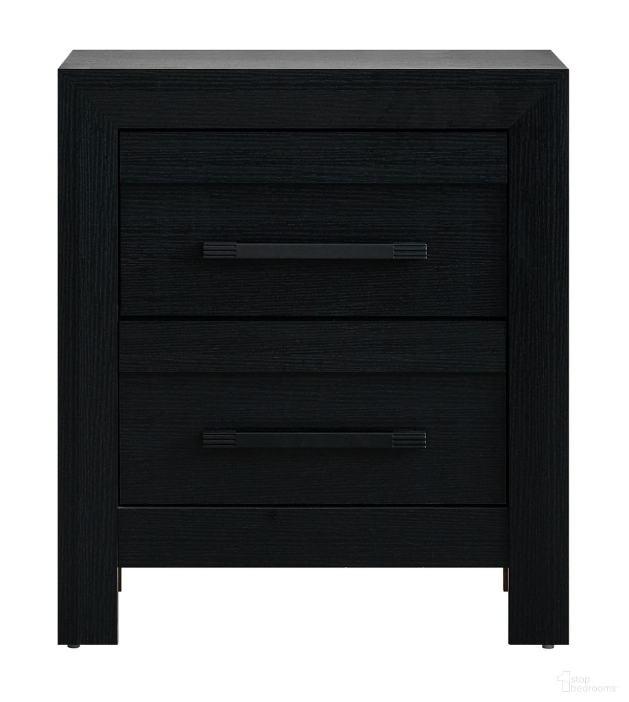 The appearance of Rustica Nightstand In Black designed by Glory in the modern / contemporary interior design. This black piece of furniture  was selected by 1StopBedrooms from Rustica Collection to add a touch of cosiness and style into your home. Sku: G005250-N. Material: Wood.