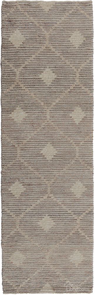 Rustica 2.6x8 Rug In Stone Gray by Classic Home | 1StopBedrooms