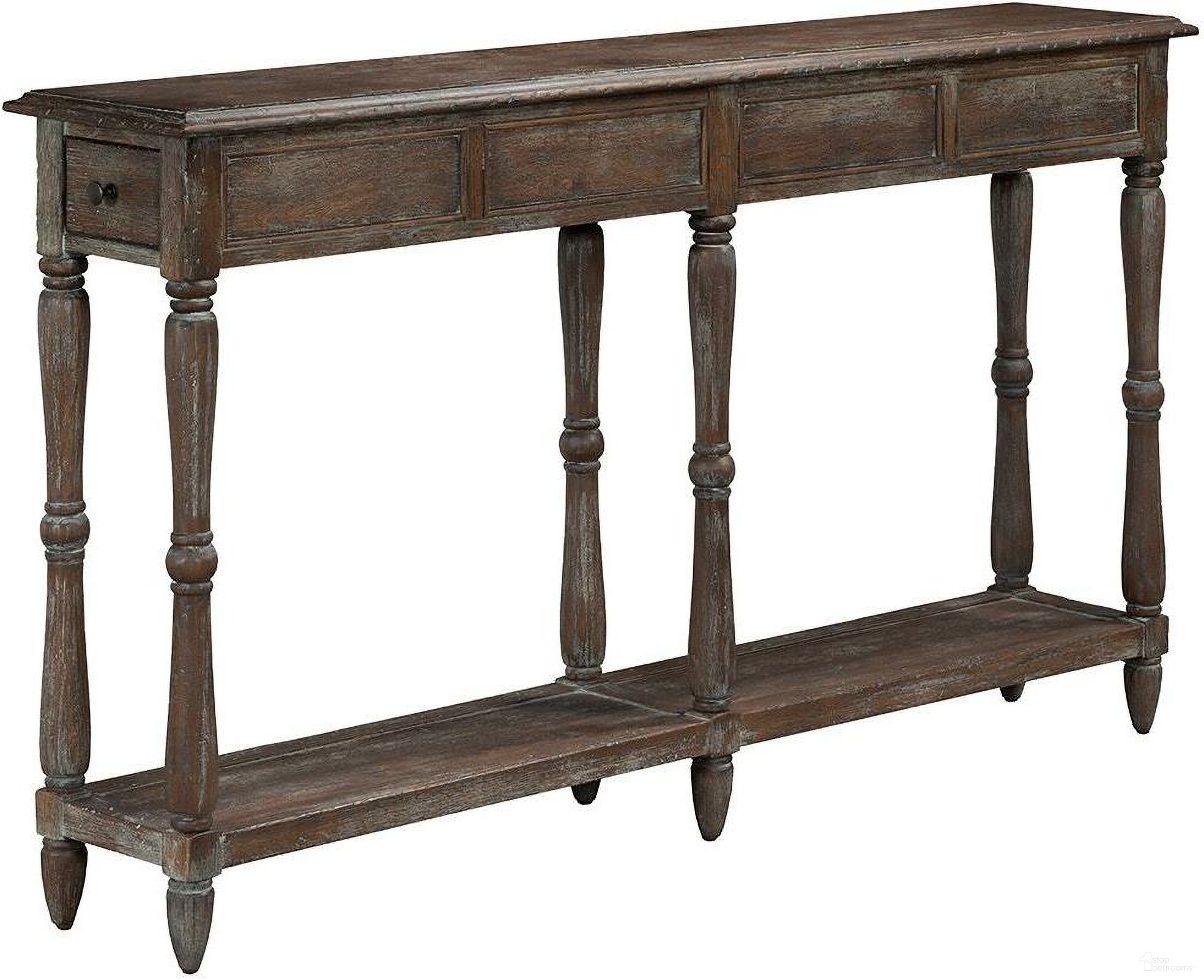 Rustique 12 x 60 Inch Console Table In Rustique