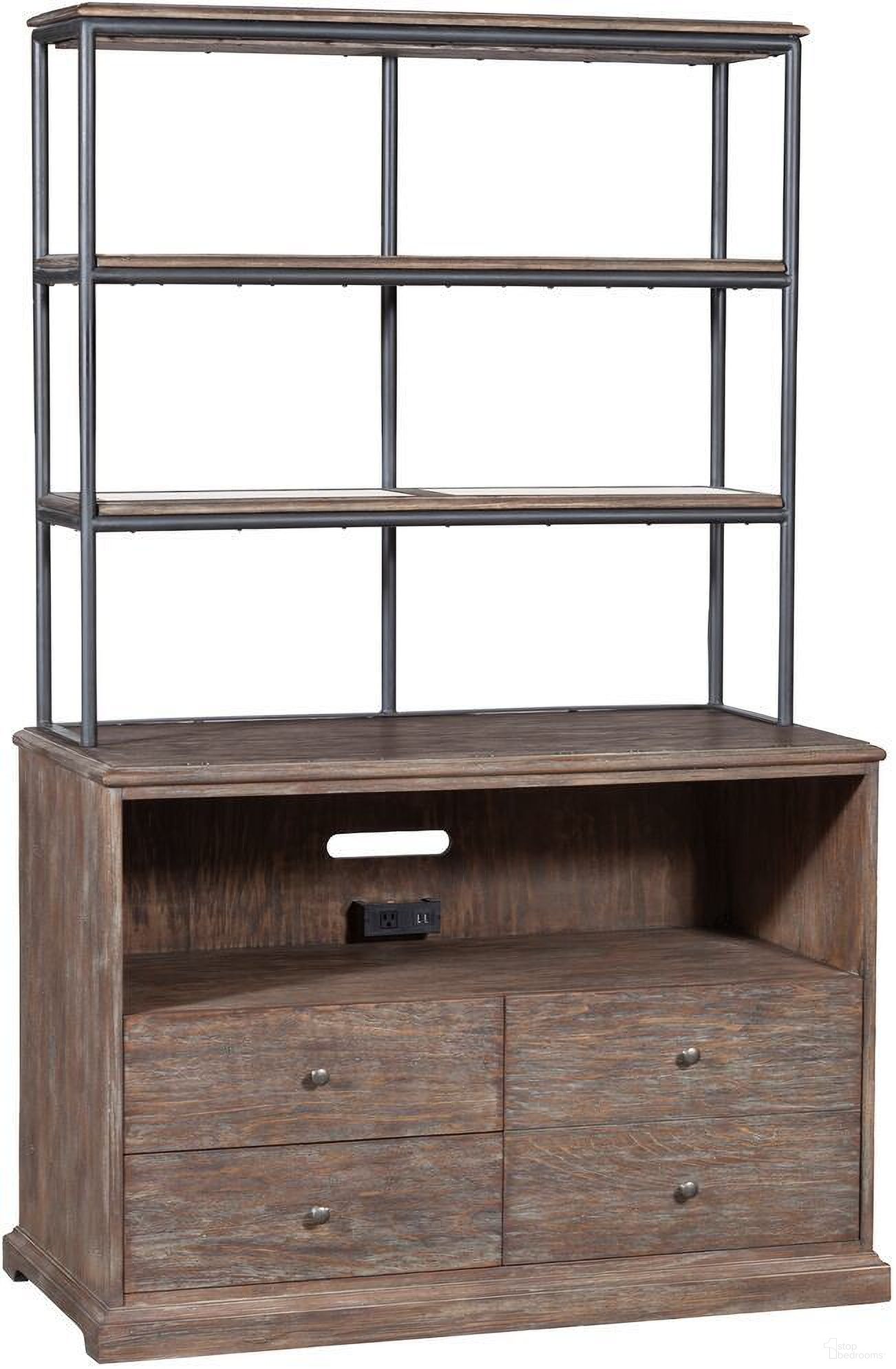Rustique Lateral File Deck In Rustique