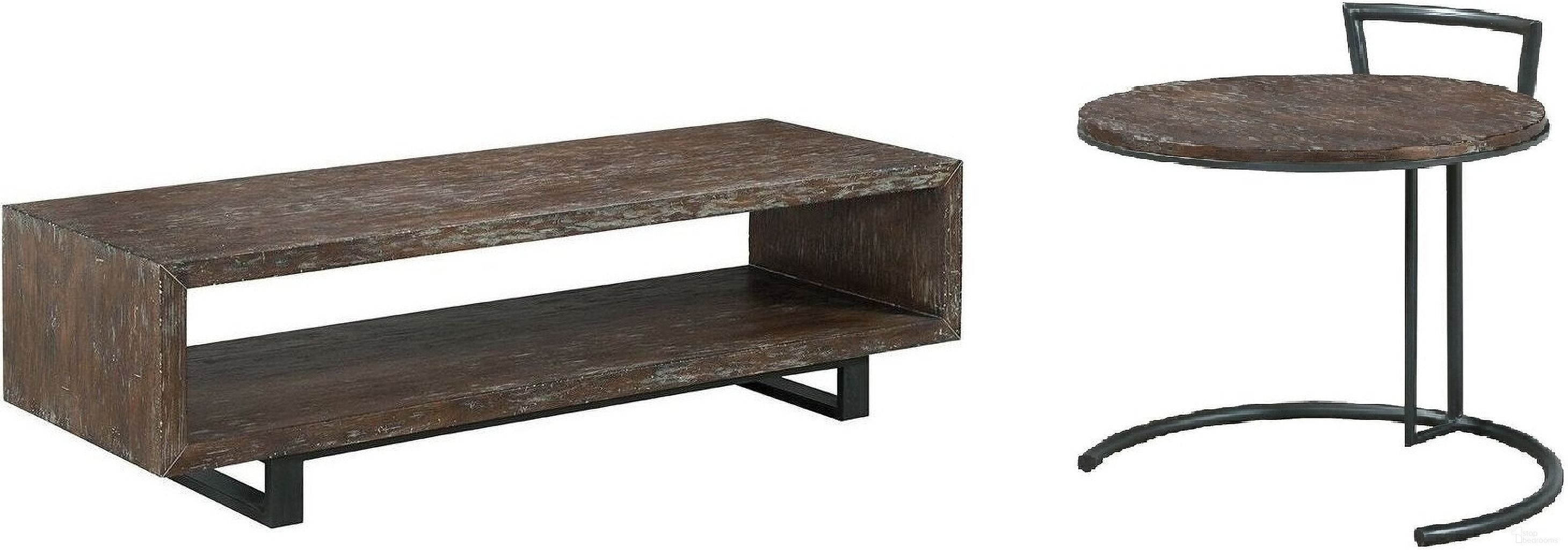Rustique Occasional Table Set In Rustique