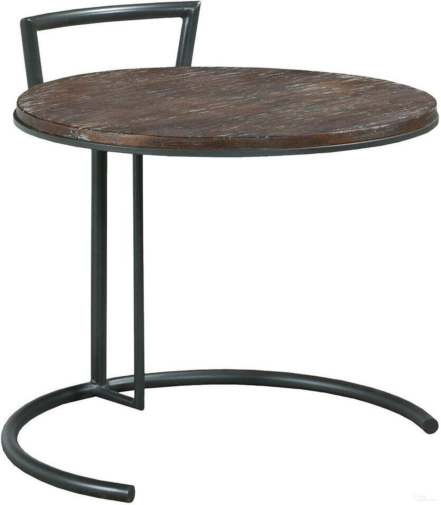 Rustique Round End Table In Rustique