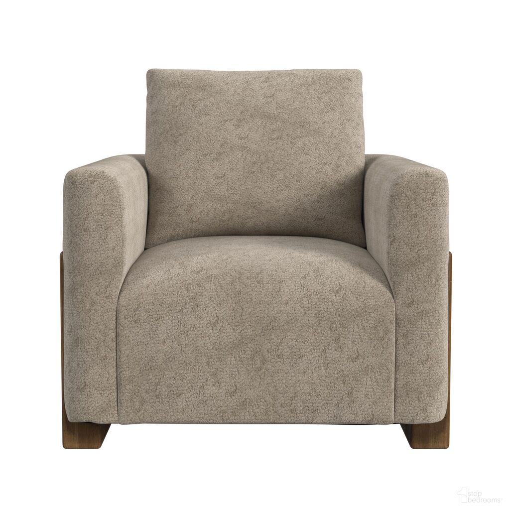 The appearance of Ruth Accent Chair In Toast designed by Picket House in the transitional interior design. This toast piece of furniture was selected by 1StopBedrooms from Ruth Collection to add a touch of cosiness and style into your home. Sku: U-16930-11591-100. Material: Polyester.