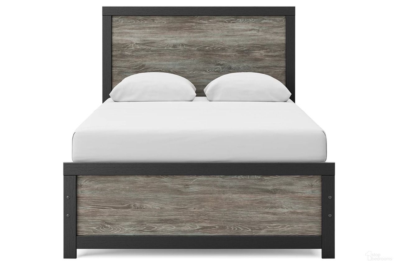 The appearance of Ryderton Full Panel Bed In Black and Gray designed by Signature Design by Ashley in the transitional interior design. This black and gray piece of furniture was selected by 1StopBedrooms from Ryderton Collection to add a touch of cosiness and style into your home. Sku: NCB1118-55;NCB1118-86. Bed Type: Panel Bed. Bed Size: Full.
