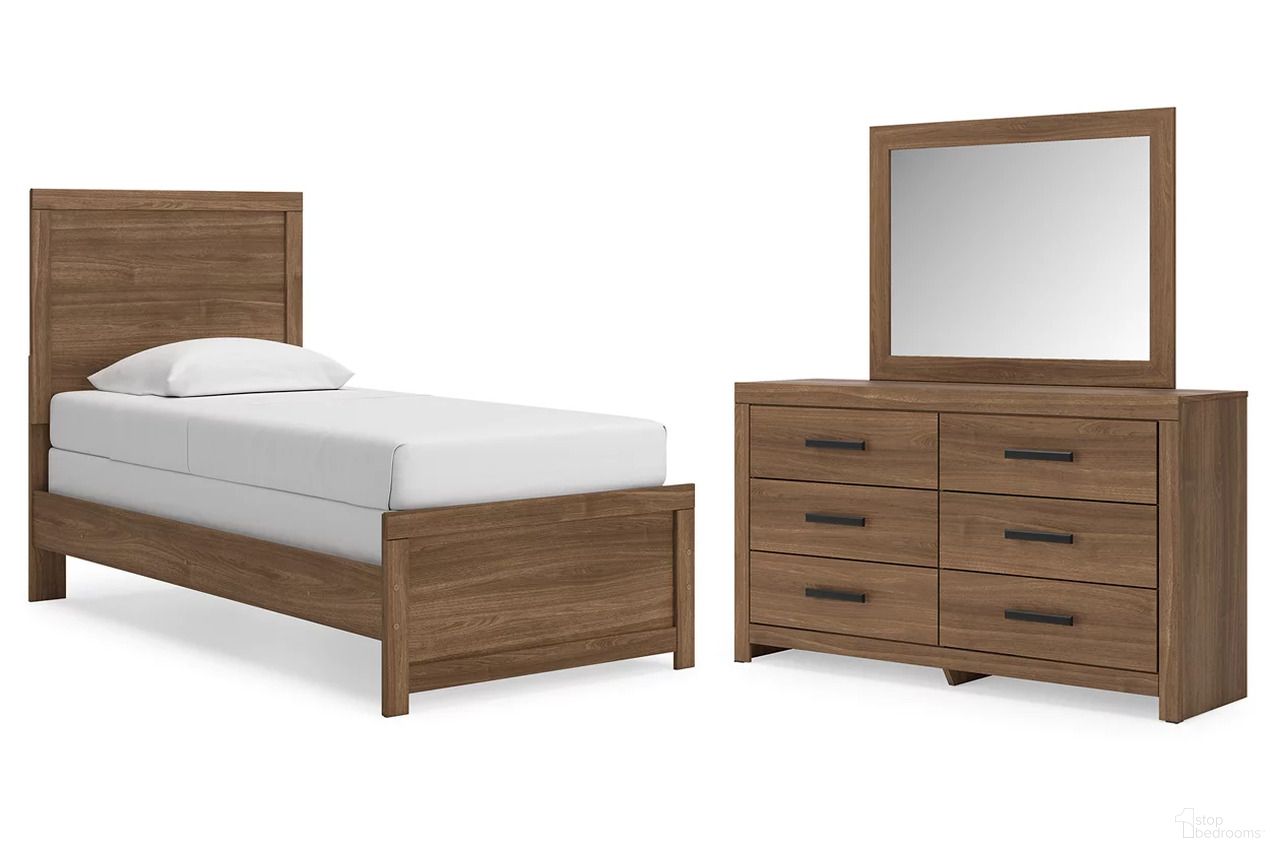 Ryderton Youth Panel Bedroom Set In Auburn