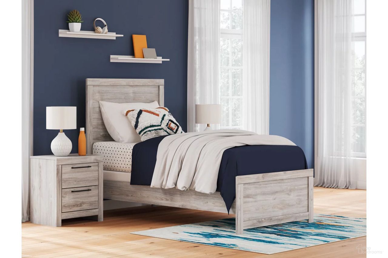 Ryderton Youth Panel Bedroom Set In Gray