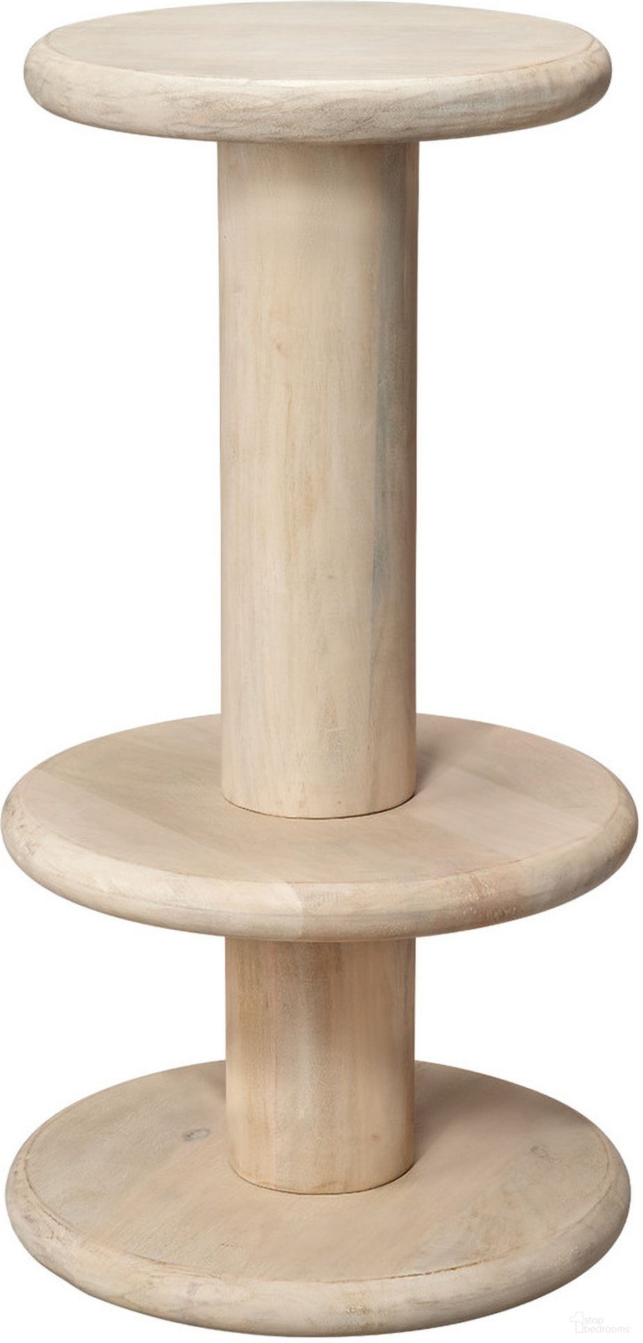 The appearance of Rye Mango Wood Barstool In White Bleach designed by Jamie Young Company in the modern / contemporary interior design. This white bleach piece of furniture was selected by 1StopBedrooms from Rye Collection to add a touch of cosiness and style into your home. Sku: 20RYE-BSBW. Material: Wood.