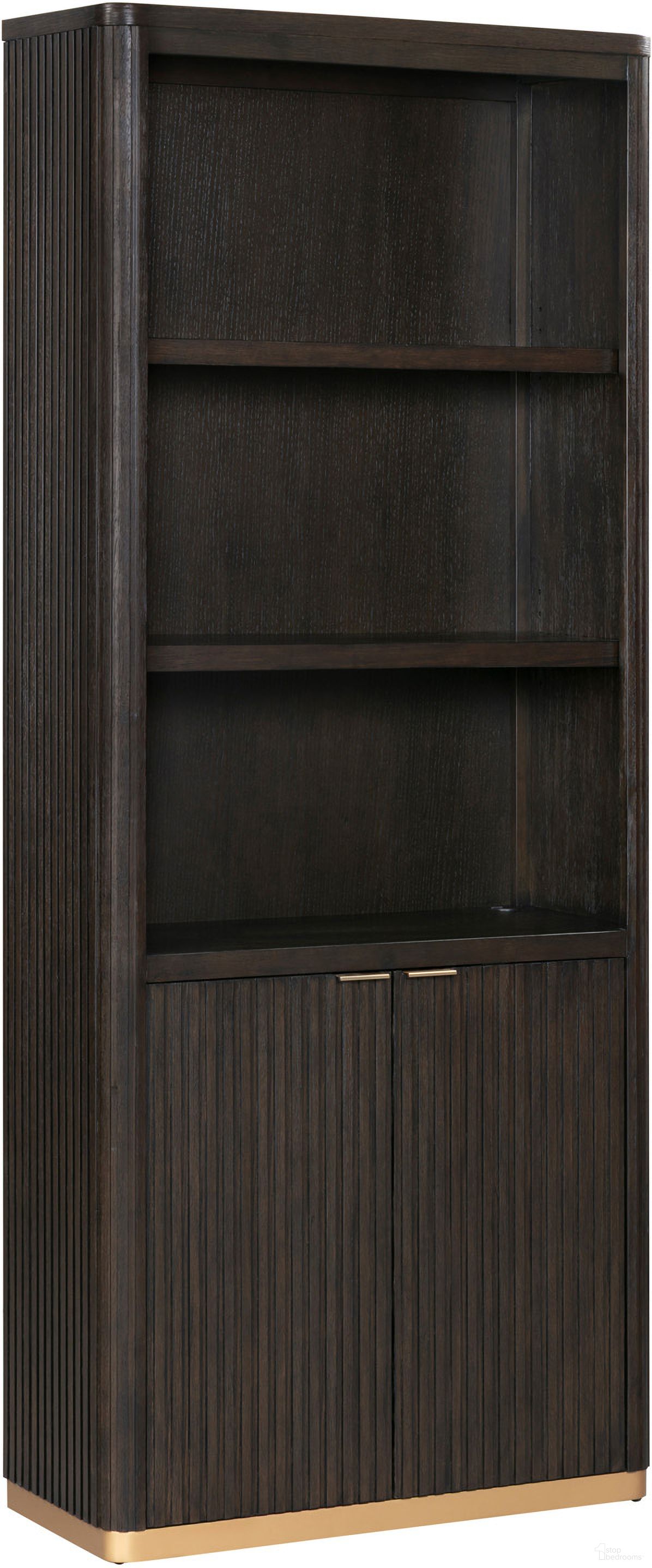 The appearance of Rylan Door Bookcase In Dark Roast designed by Aspenhome in the modern / contemporary interior design. This dark roast piece of furniture was selected by 1StopBedrooms from Rylan Collection to add a touch of cosiness and style into your home. Sku: I3404-332-DRT. Material: Wood.