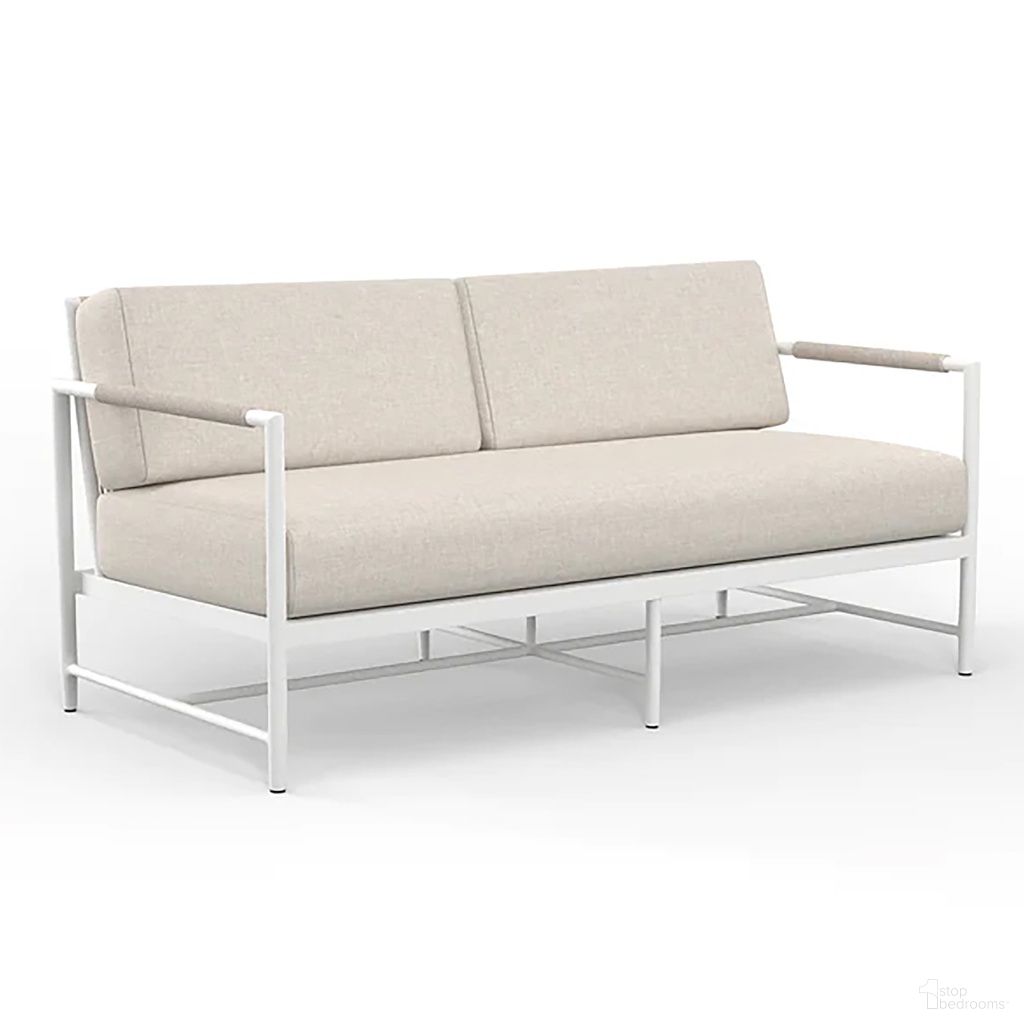 The appearance of Sabbia Loveseat in Echo Ash designed by Sunset West in the modern / contemporary interior design. This echo ash piece of furniture was selected by 1StopBedrooms from Sabbia Collection to add a touch of cosiness and style into your home. Sku: SW4901-22-EASH-STKIT. Material: Olefin Rope.